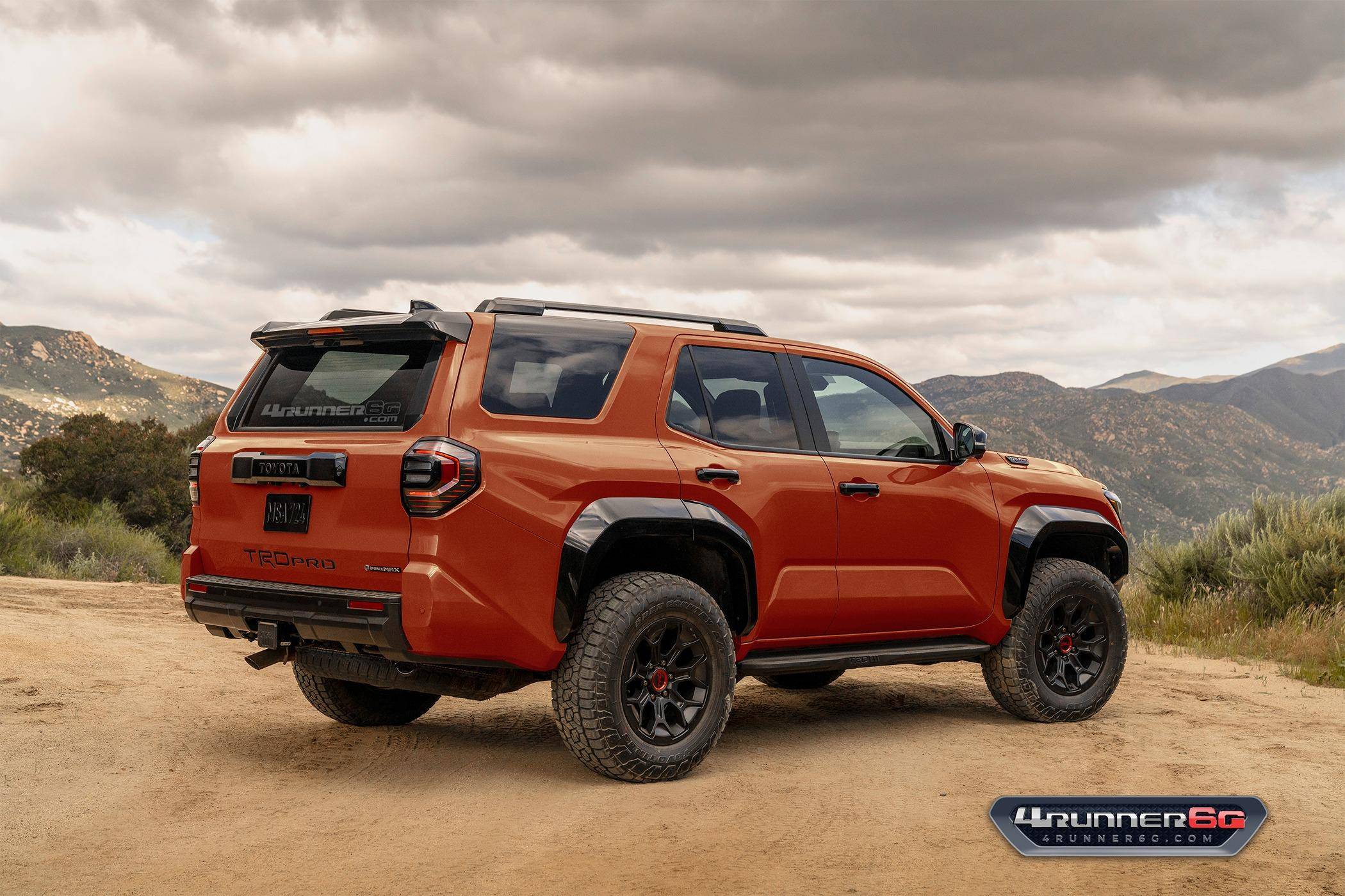 2025 4runner 6th gen 2026 4Runner New Colors - Which existing or new colors would you like? trdpro-terra-rear-