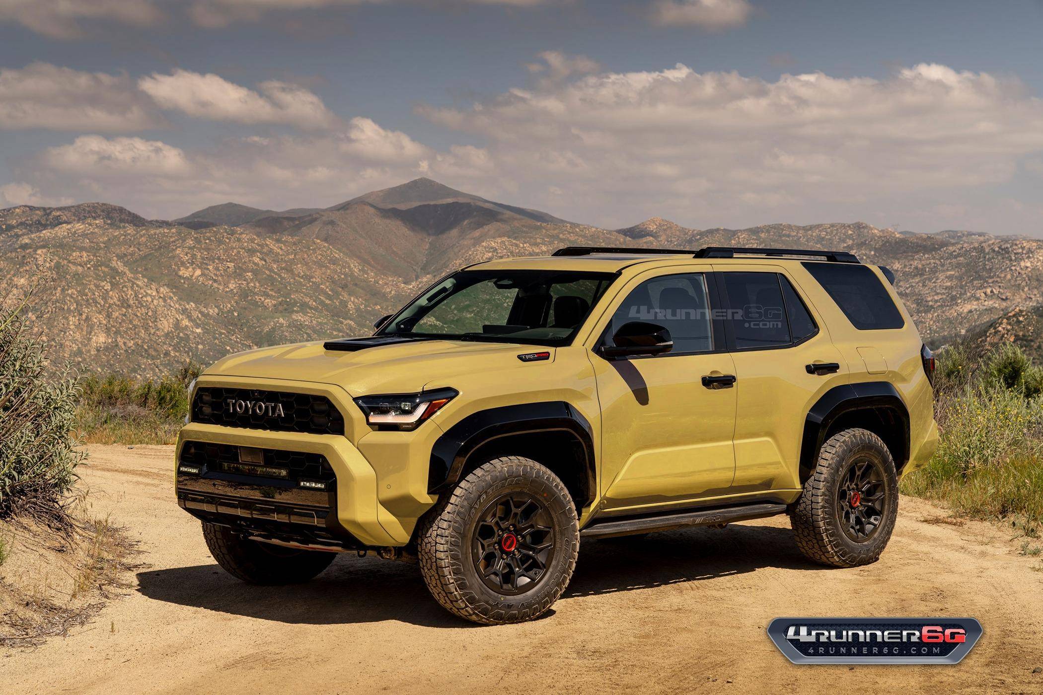 2025 4runner 6th gen 2026 4Runner New Colors - Which existing or new colors would you like? trdpro-trail-dust-front-