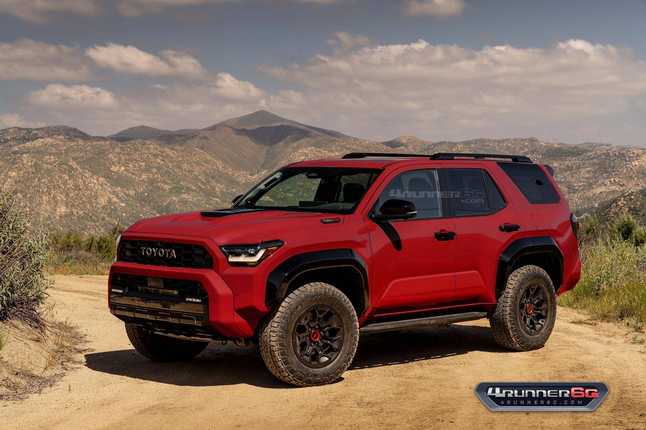 2025 4runner 6th gen 2026 4Runner New Colors - Which existing or new colors would you like? trdpro-barcelona-red-front-