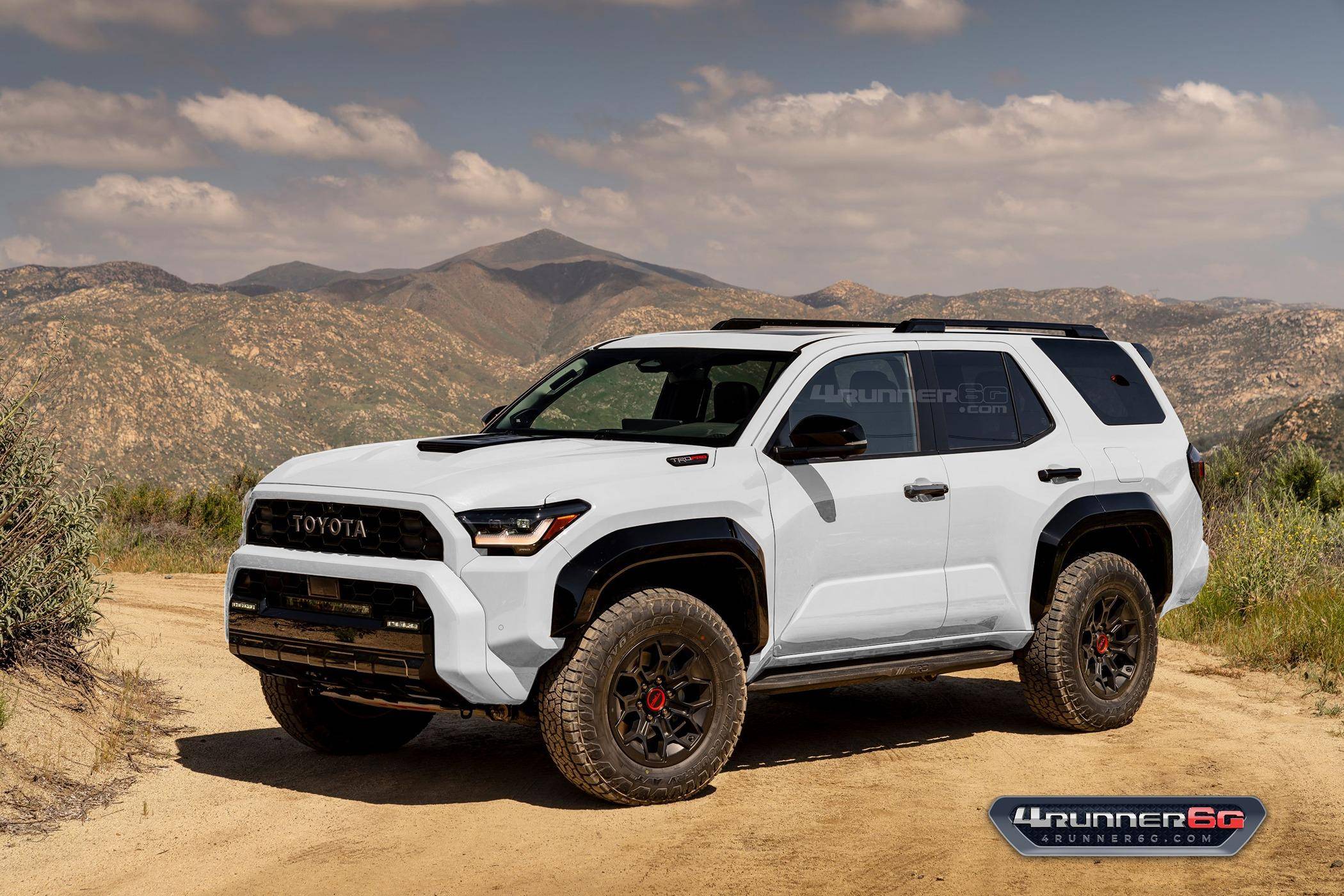 2025 4runner 6th gen 2026 4Runner New Colors - Which existing or new colors would you like? trdpro-ice-cap-white-front-