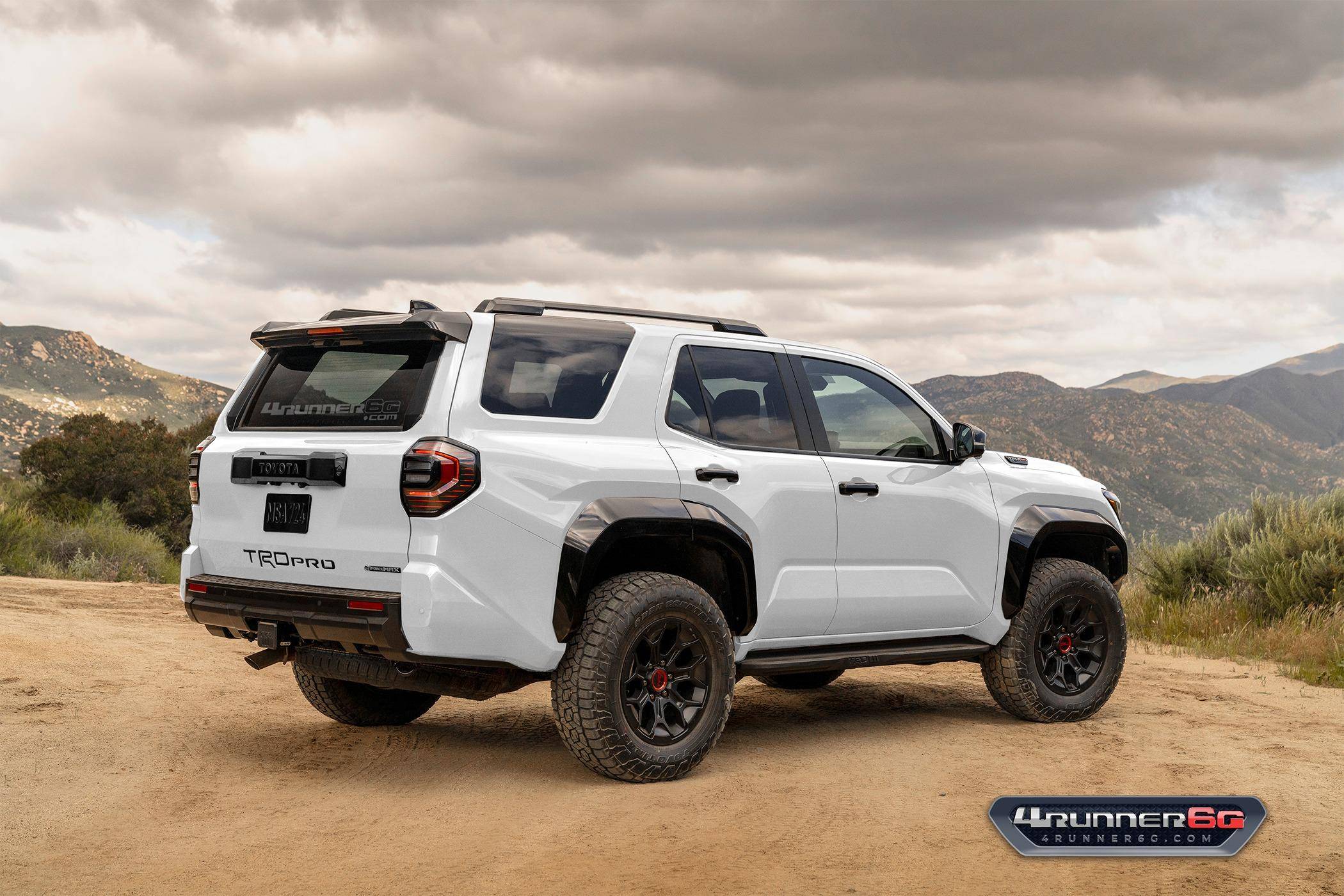 2025 4runner 6th gen 2026 4Runner New Colors - Which existing or new colors would you like? trdpro-ice-cap-white-rear-