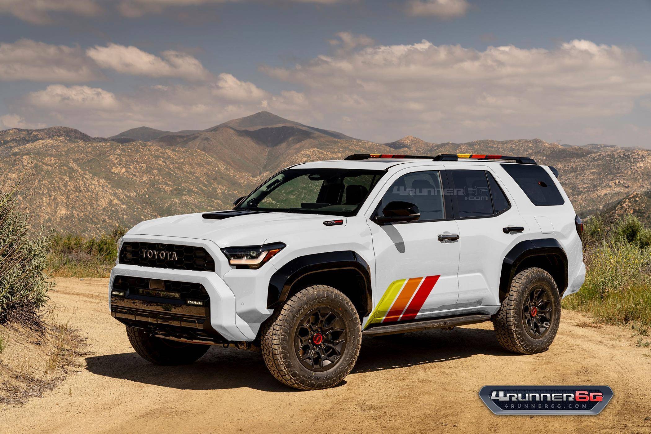 2025 4runner 6th gen 2026 4Runner New Colors - Which existing or new colors would you like? trdpro-trd-white-front-