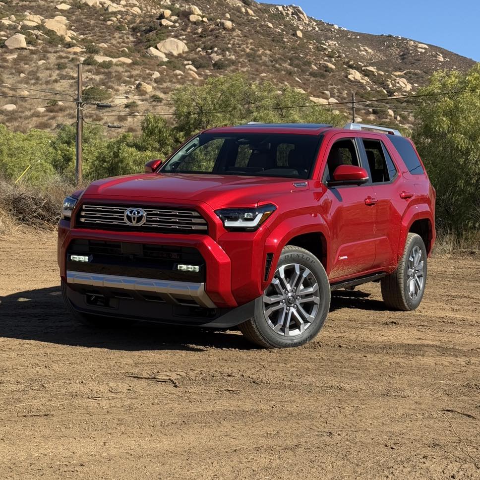 2025 4runner 6th gen SUPERSONIC RED Photos 4Runner 6th Gen (2025+) Supersonic Red sunlight outdoors limited trim model 2025 4runner 6th gen.jpg2