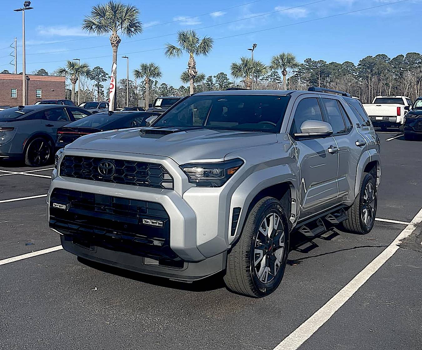 2025 4runner 6th gen CUTTING EDGE (Silver) Photos 4Runner 6th Gen (2025+) Cutting Edge TRD Sport trim predator side steps 2025 4runner 6th gen