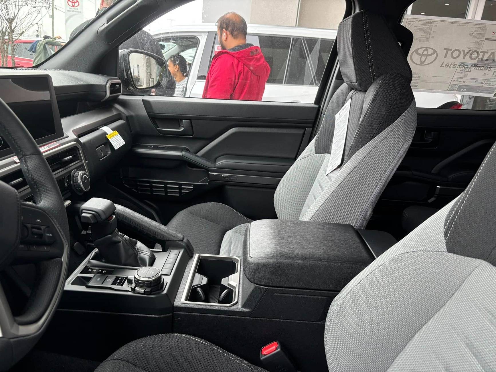 2025 4runner 6th gen Boulder/Black Interior Photos (TRD Off-Road & TRD Sport) Boulder Black Interior TRD Sport Premium 2025 4runner 6th gen