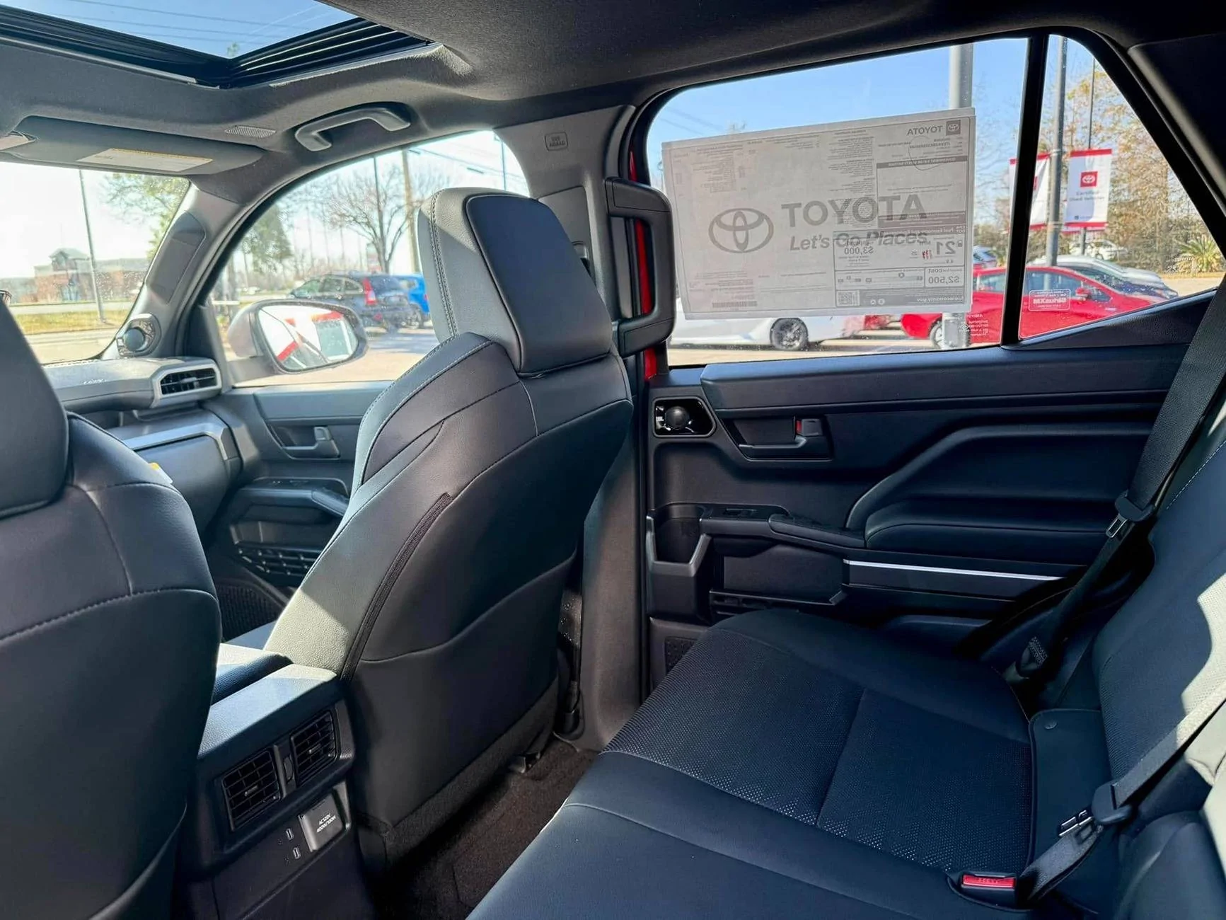 2025 4runner 6th gen Supersonic Red pops in the sun -- TRD Off-Road Premium w/ Black Softex Seats Black softex Interior TRD Off-Road PREMIUM 2025 4runner 6th gen 1