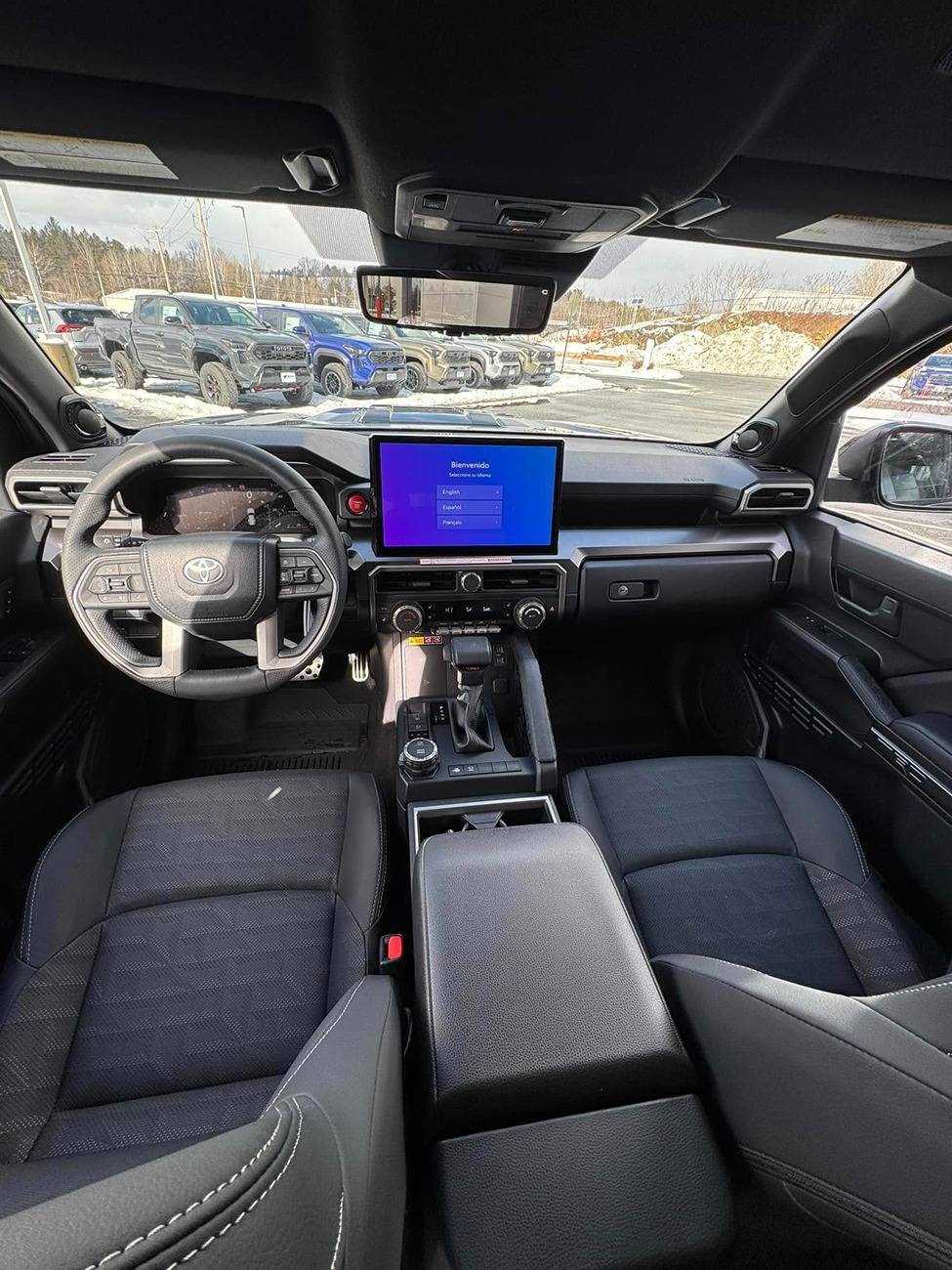 2025 4runner 6th gen Interior: BLACK - photos Black softex interior from TRD Sport Premium 1