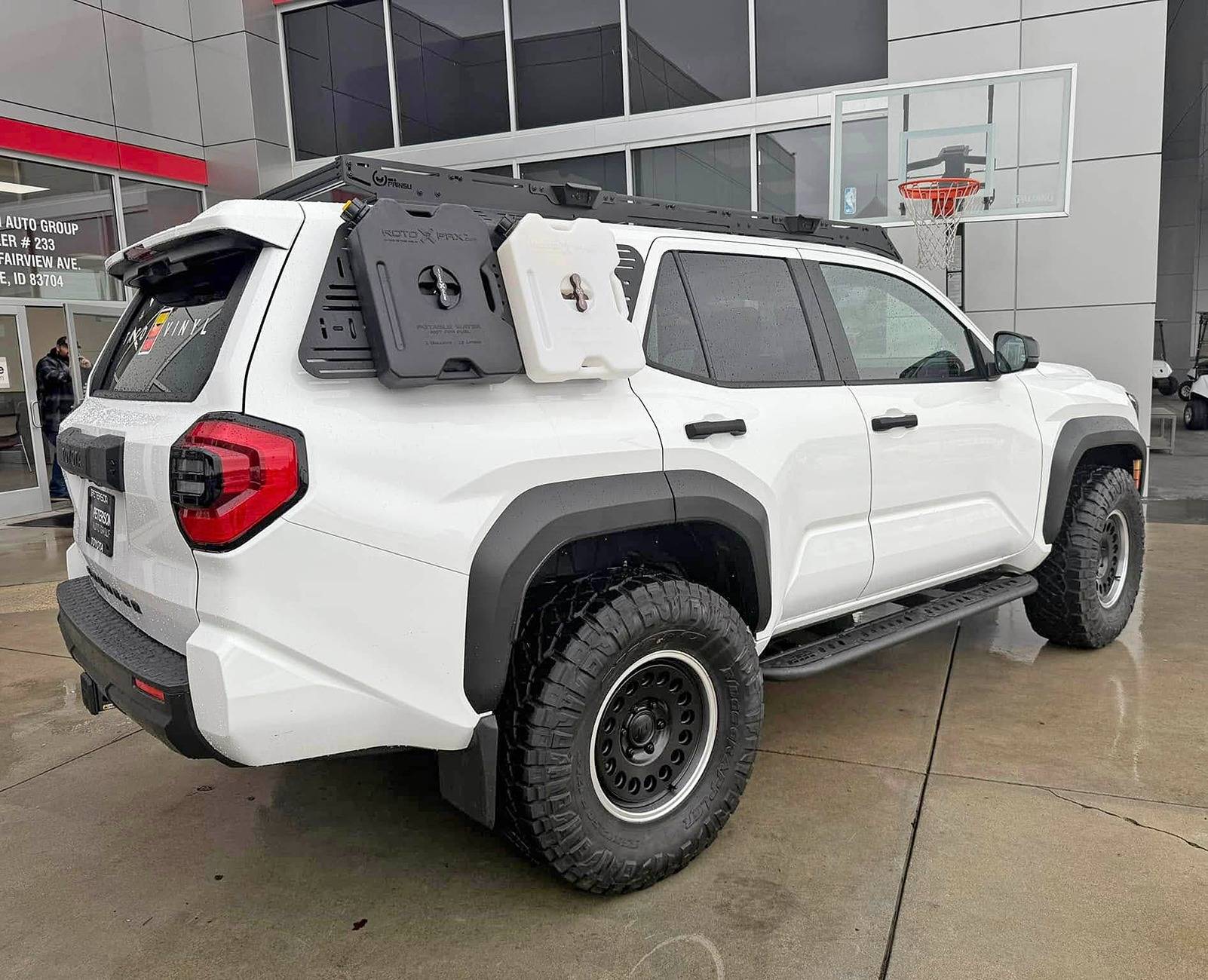 2025 4runner 6th gen ICE CAP WHITE Photos 4Runner 6th Gen (2025+) 35's 35%22 tires 2025 4runner 6th gen aftermarket parts build CBI offroad rock sliders, skide 