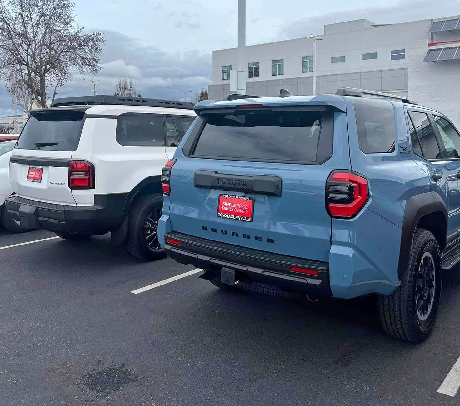 2025 4runner 6th gen HERITAGE BLUE Photos 4Runner 6th Gen (2025+) Heritage Blue TRD Off-Road vs Land Cruiser 1