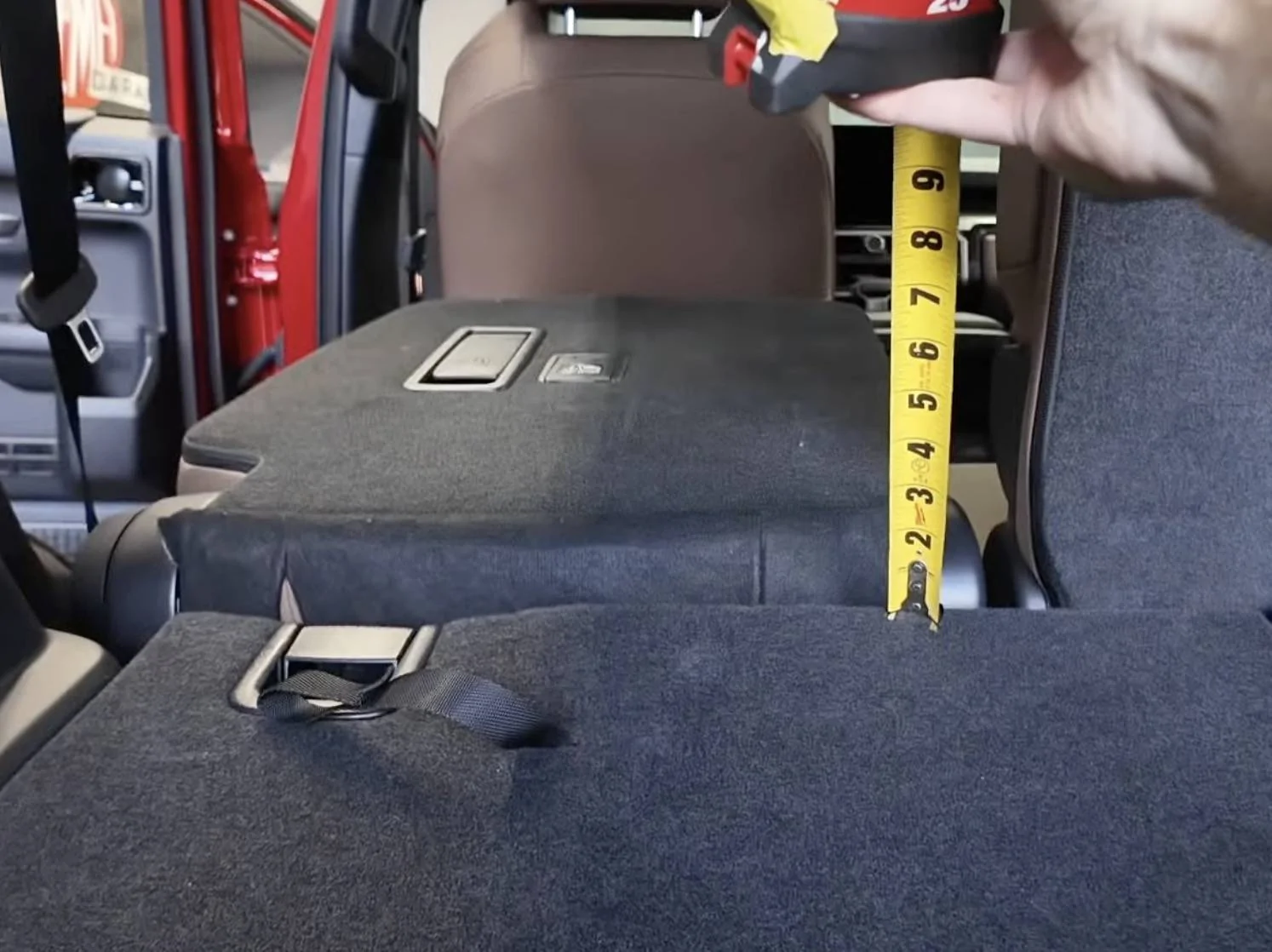 2025 4runner 6th gen Cargo Area Dimensions: [Non-Hybrid] with & without 3rd row seats -- Measurements (Length, Width, Height) -dimensions-cargo-space-limited-trim-2025-4run-jpg