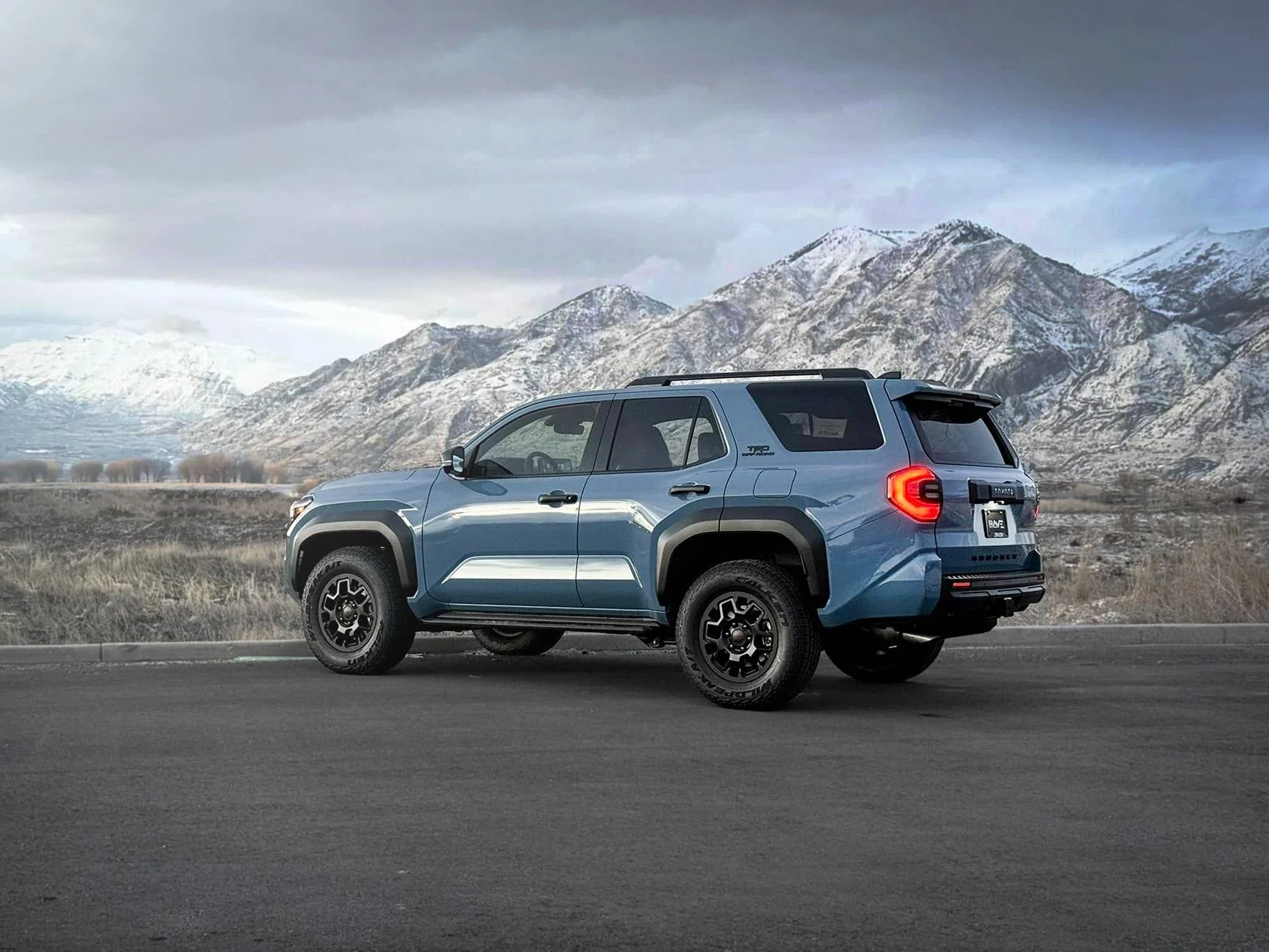 2025 4runner 6th gen Wheel Vinyl Blackout on TRD Off-Road 18" Wheels (Heritage Blue) by Rave Offroad Wheel Vinyl Blackout on TRD Off-Road 18%22 Wheels (Heritage Blue) 3