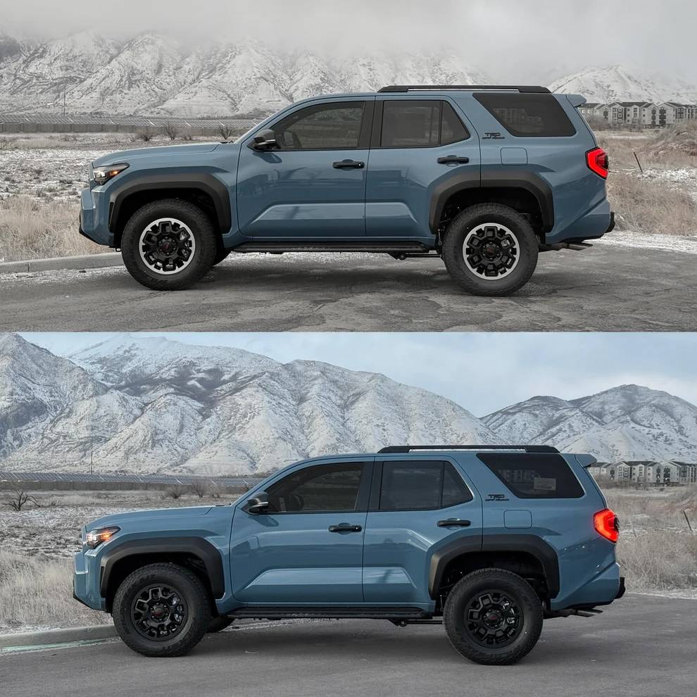 2025 4runner 6th gen HERITAGE BLUE Photos 4Runner 6th Gen (2025+) -on-trd-off-road-18-22-wheels-heritage-blue-1-jpe