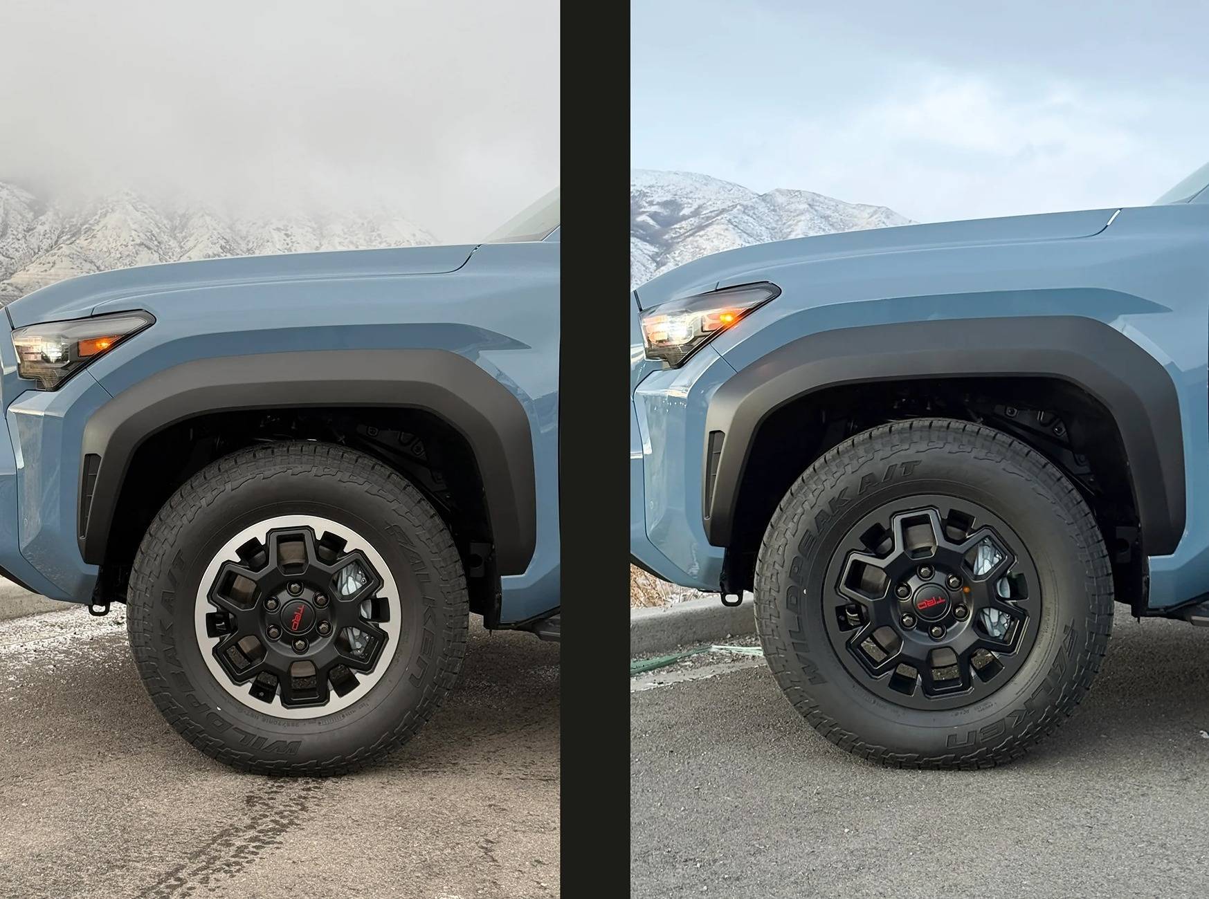 2025 4runner 6th gen HERITAGE BLUE Photos 4Runner 6th Gen (2025+) -on-trd-off-road-18-22-wheels-heritage-blue-2-jpe