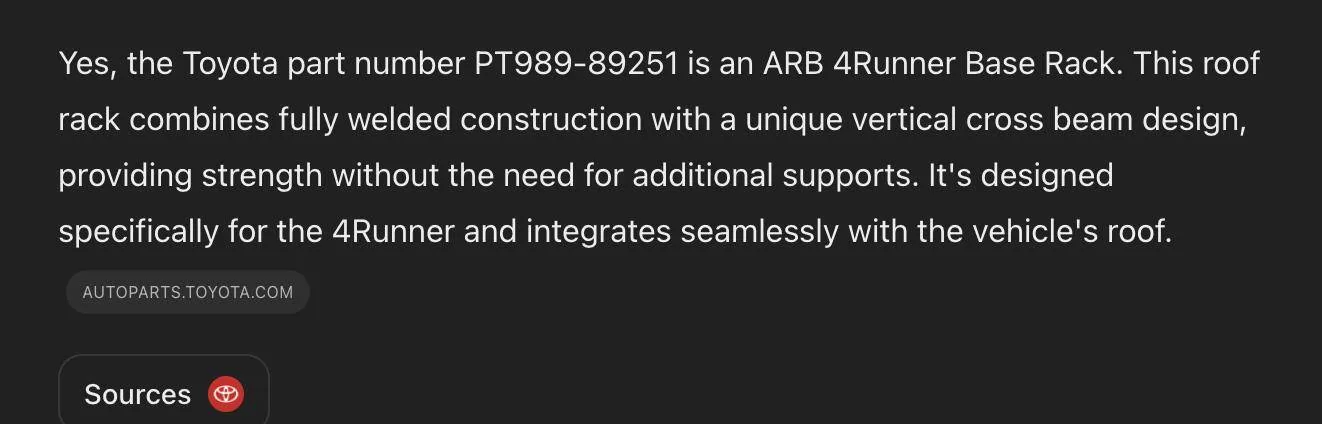 2025 4runner 6th gen Roof Rack - ARB Platform 3/4 Length [Confirmed: same as Trailhunter roof rack] Screenshot 2025-02-13 at 6.07.17 PM