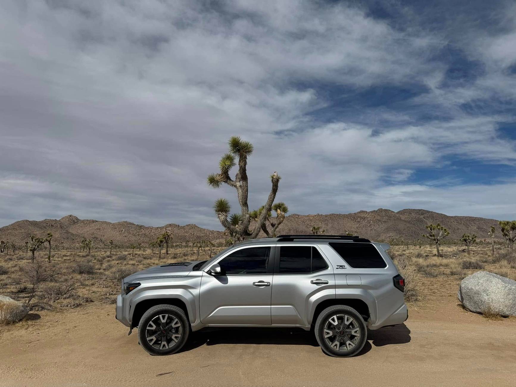 2025 4runner 6th gen CUTTING EDGE (Silver) Photos 4Runner 6th Gen (2025+) cutting edge trd sport joshua tree national park