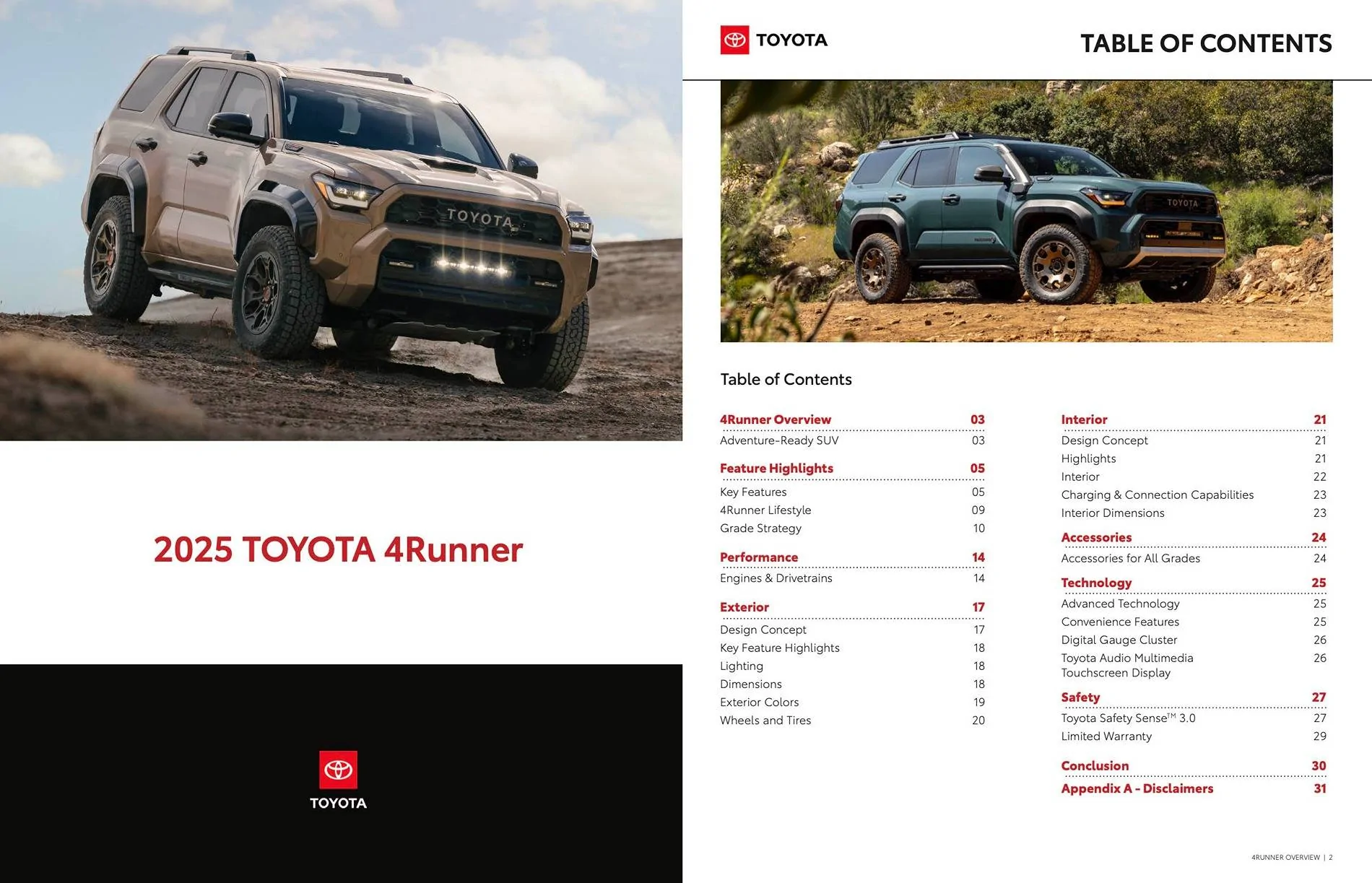 2025 4runner 6th gen 2025 4Runner 6th Gen Product & Trims Guide 📒 2025 4runner product guide trims guid