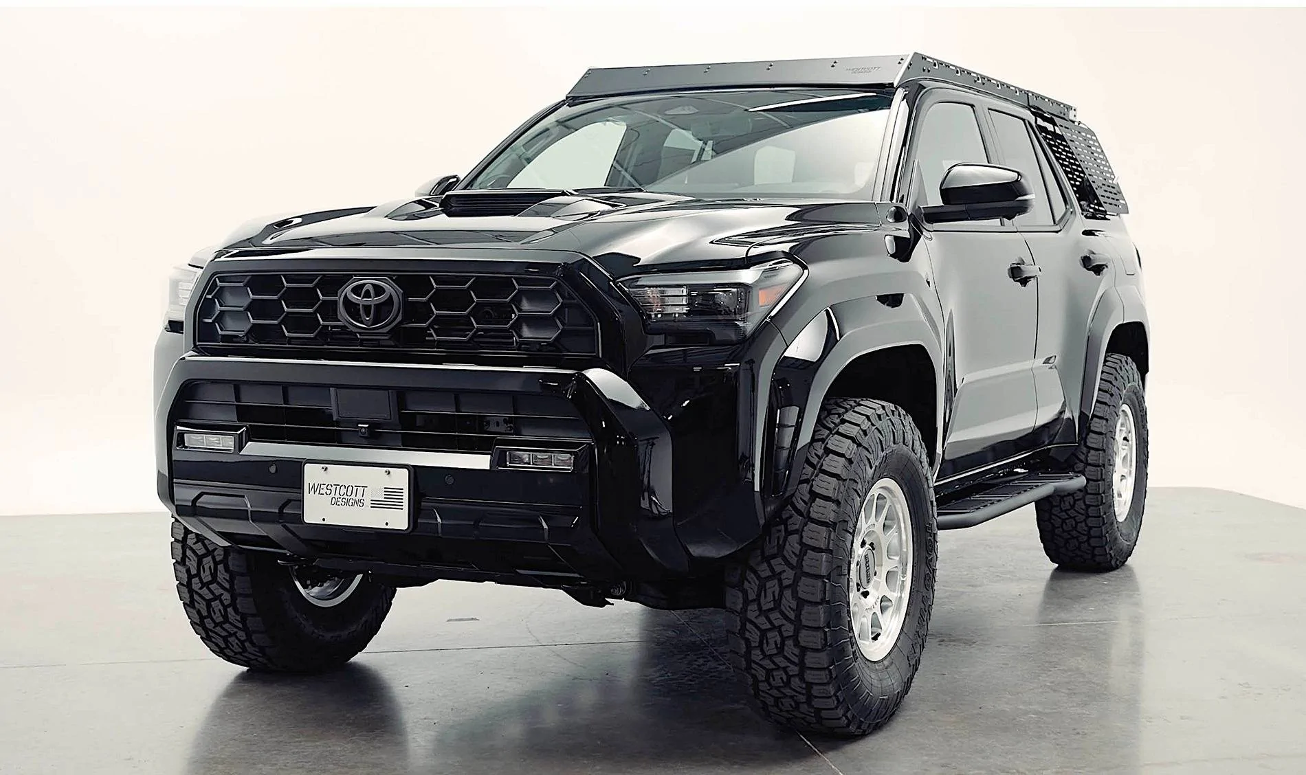 2025 Toyota 4runner Black 2025 4Runner TRD Sport Build (Westcott): 35's, +35 offset wheels, preload collar lift, rock sliders, low profile roof rack, MOLLE panel, Black 2025 4Runner TRD Sport Build (Westcott) 35's, +35 offset wheels, preload collar lift, r