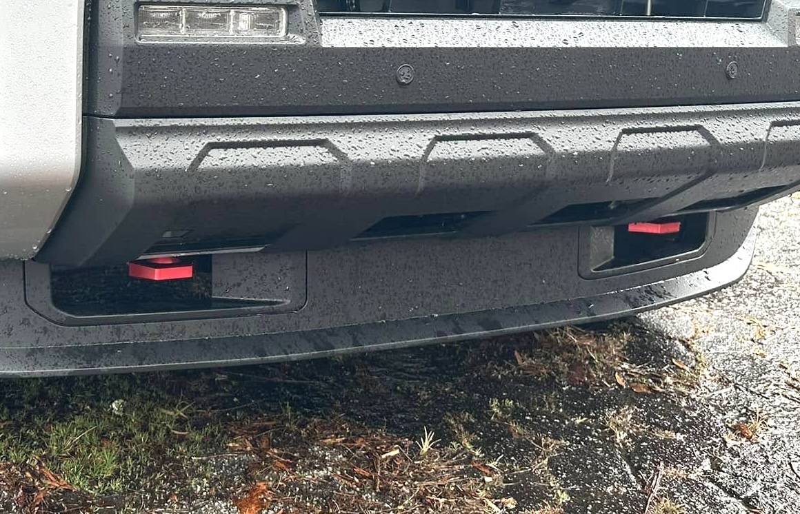 2025 4runner 6th gen SXTH Front Recovery Points (Red) installed SXTH Front Recovery Points (Red) installed copy