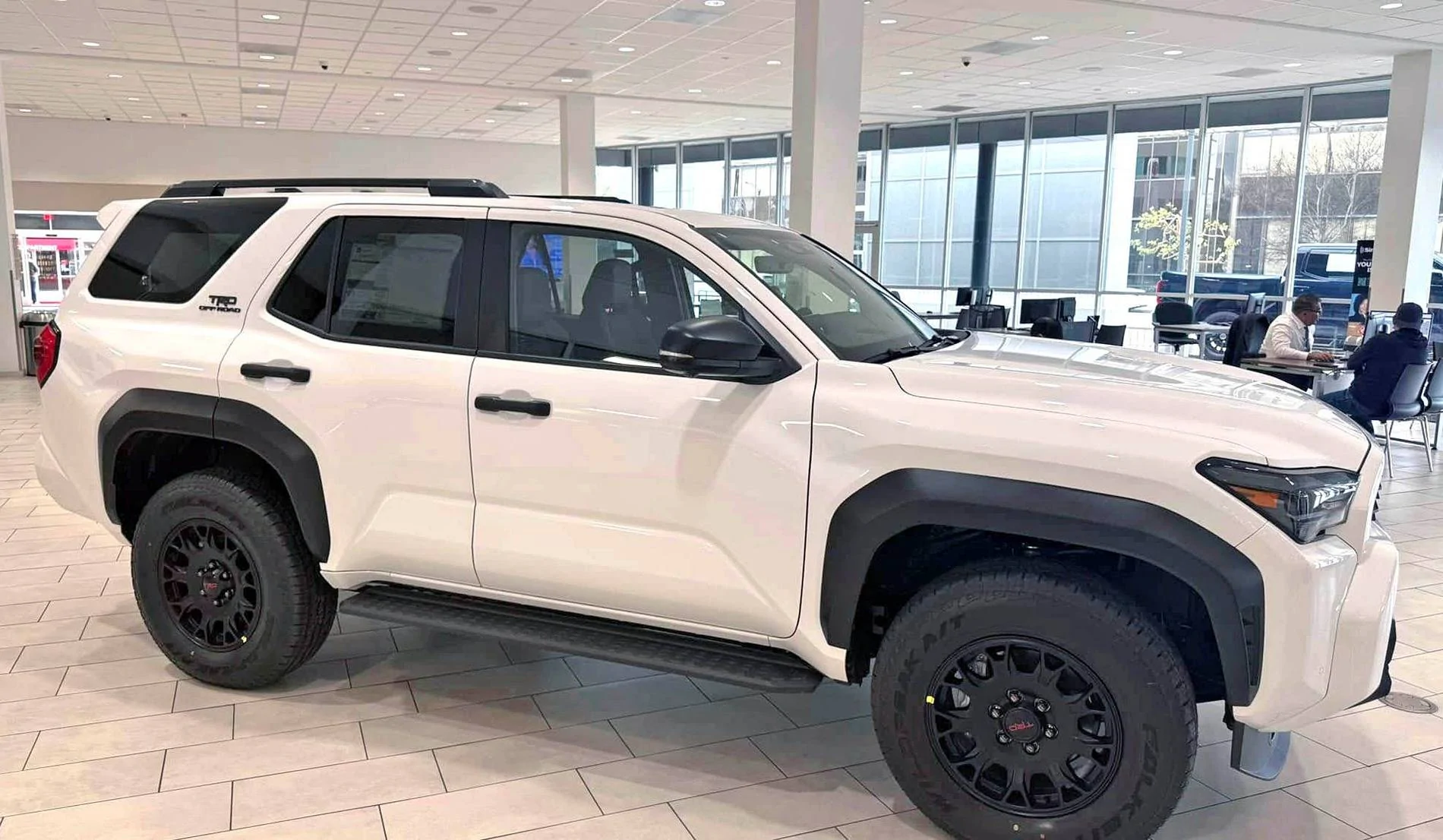 2025 4runner 6th gen ICE CAP WHITE Photos 4Runner 6th Gen (2025+) TRD 18%22 inch wheels on Ice Cap TRD Off-Road 2025 4Runner 6th Gen 2