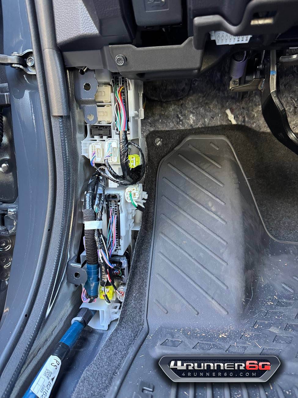 2025 4runner 6th gen Harness locations under the front panel - photos IMG_1166