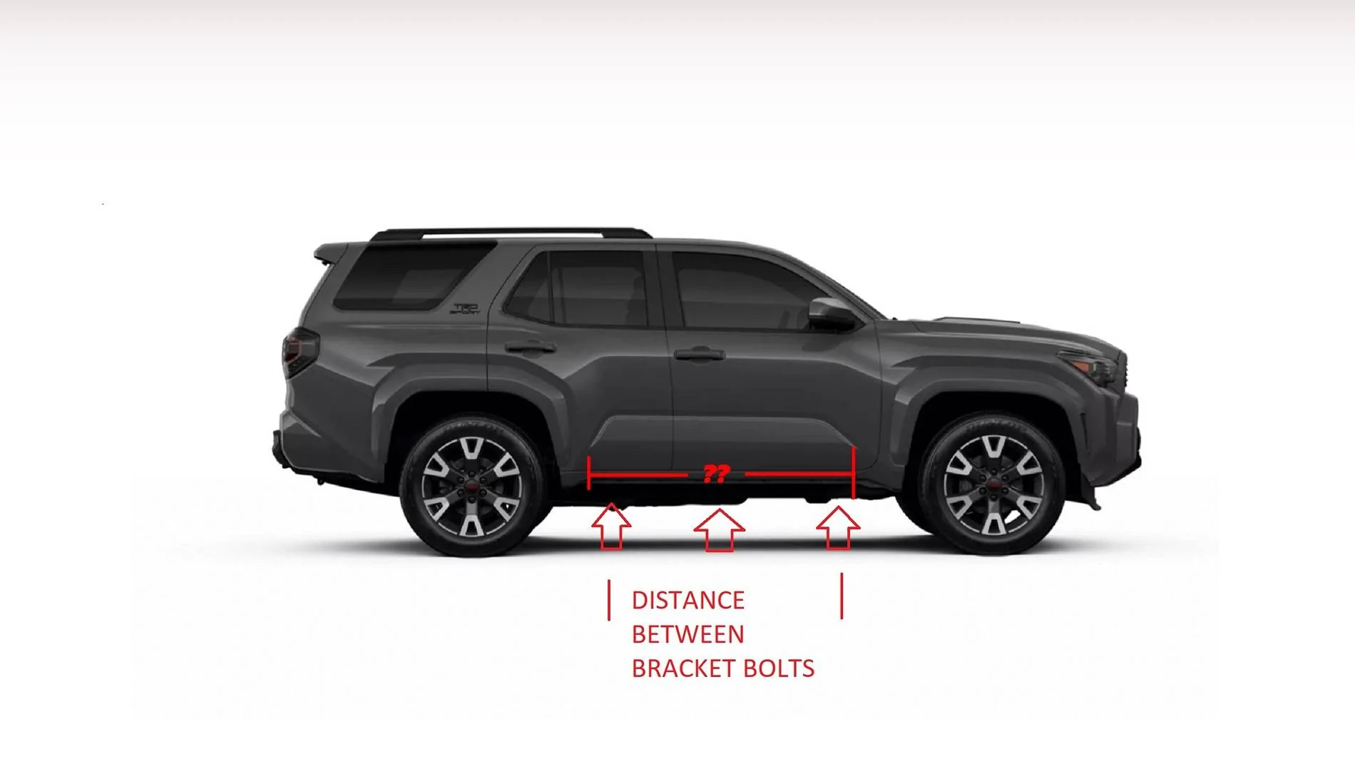 2025 Toyota 4runner Sliders, Rails, Steps - measurements and fitment RUNNING_BOARD_DIMENSIONS