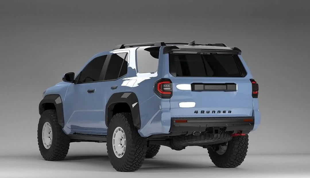 2025 4runner 6th gen NYTOP 2025 4Runner 6th Gen Build Render: White Wheels, Carbon Fenders, Front Bumper, Rear Recovery Hooks NYTOP 2025 4Runner 6th Gen Build w: White Wheels, Carbon Fenders, Front Bumper, Rear Recovery