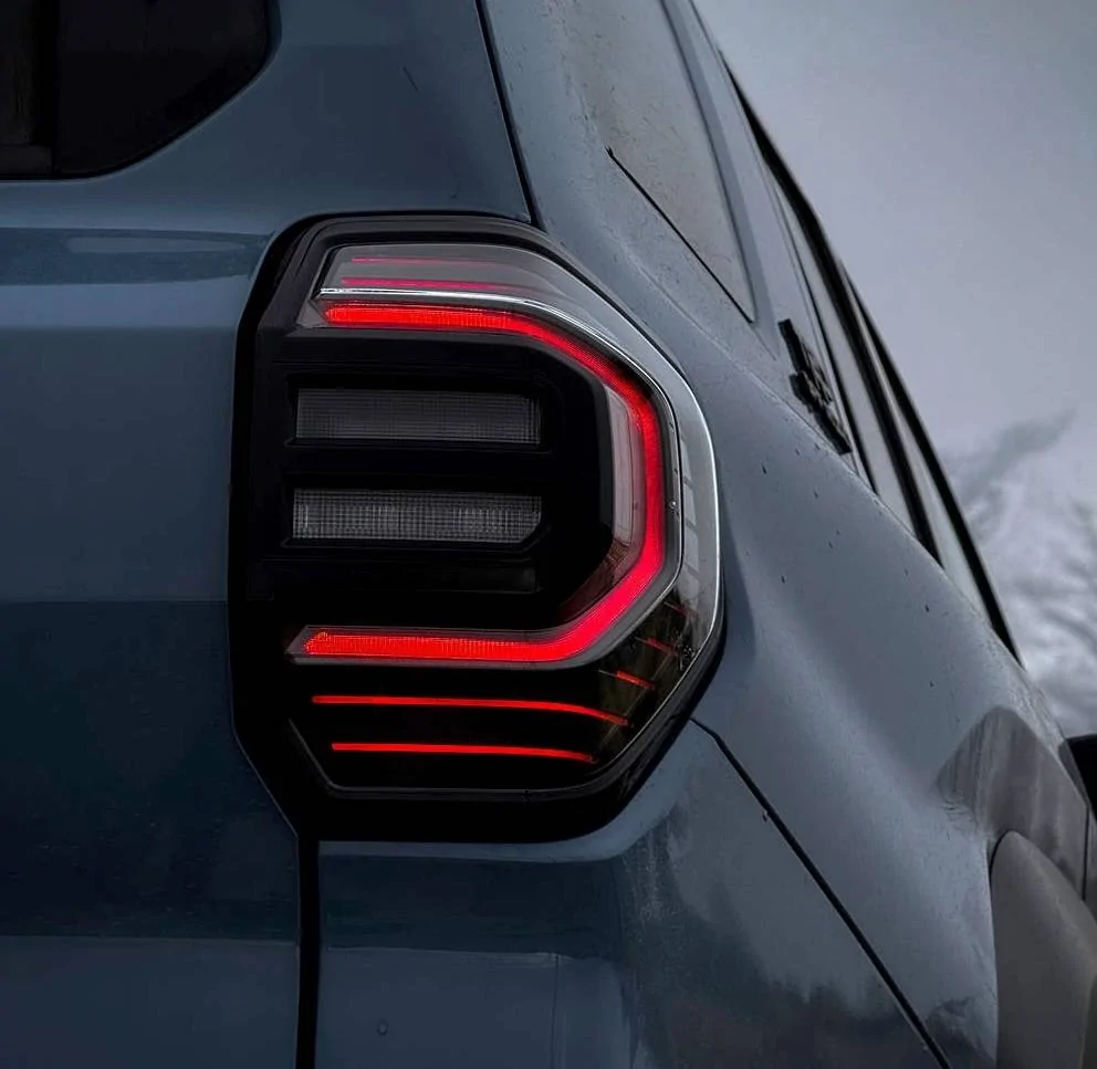 2025 4runner 6th gen OEM Premium / Upgraded / TRD Pro LED Taillights are plug-and-play upgrade install (clear outer lens version) OEM Premium tail lights are plug & play 2025 4runner 6th gen 4
