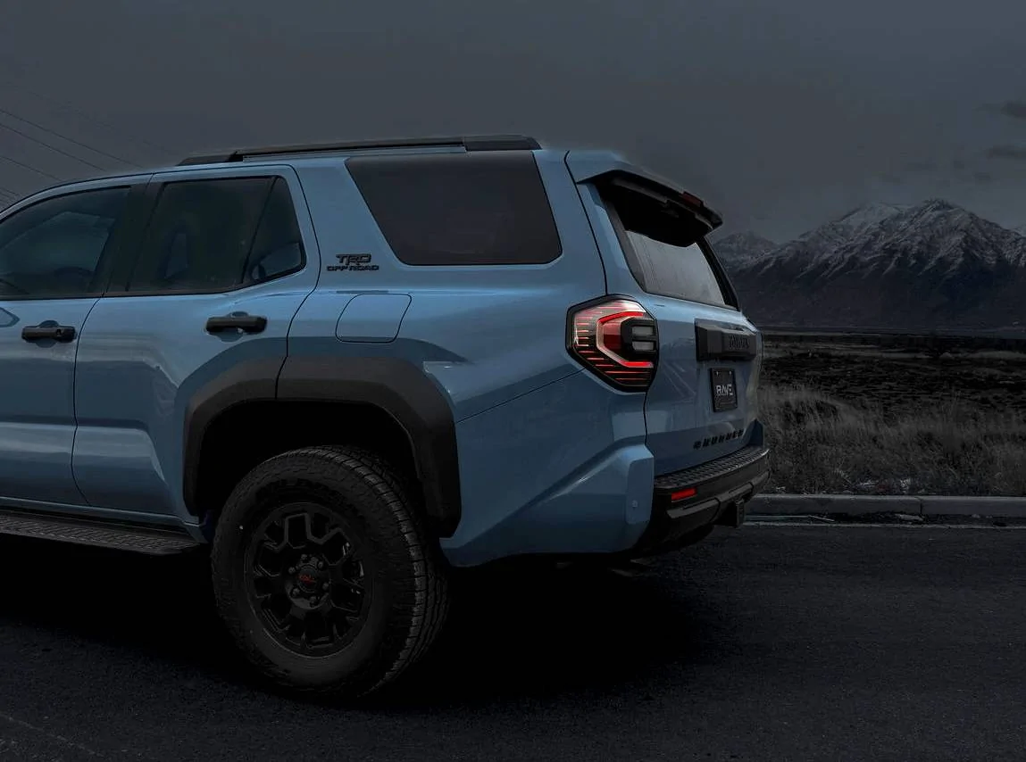 2025 4runner 6th gen OEM Premium / Upgraded / TRD Pro LED Taillights are plug-and-play upgrade install (clear outer lens version) OEM Upgraded Tail Lights black clear version