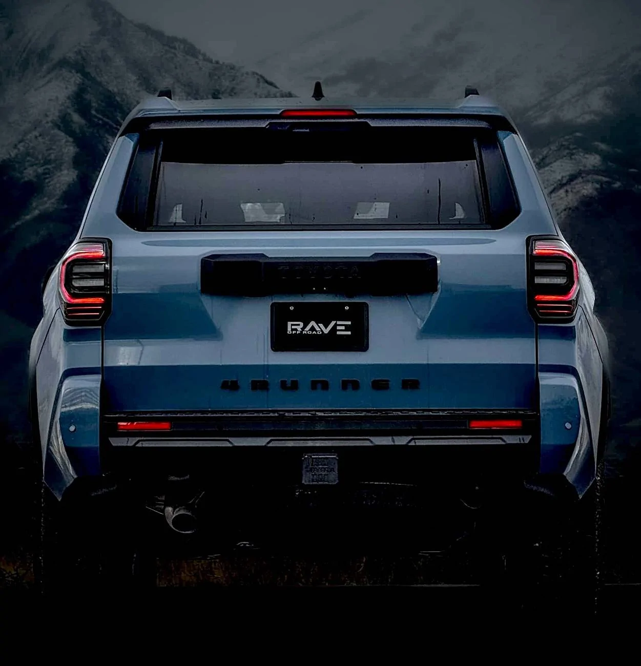 2025 4runner 6th gen OEM Premium / Upgraded / TRD Pro LED Taillights are plug-and-play upgrade install (clear outer lens version) OEM Upgraded Tail Lights black clear version 4