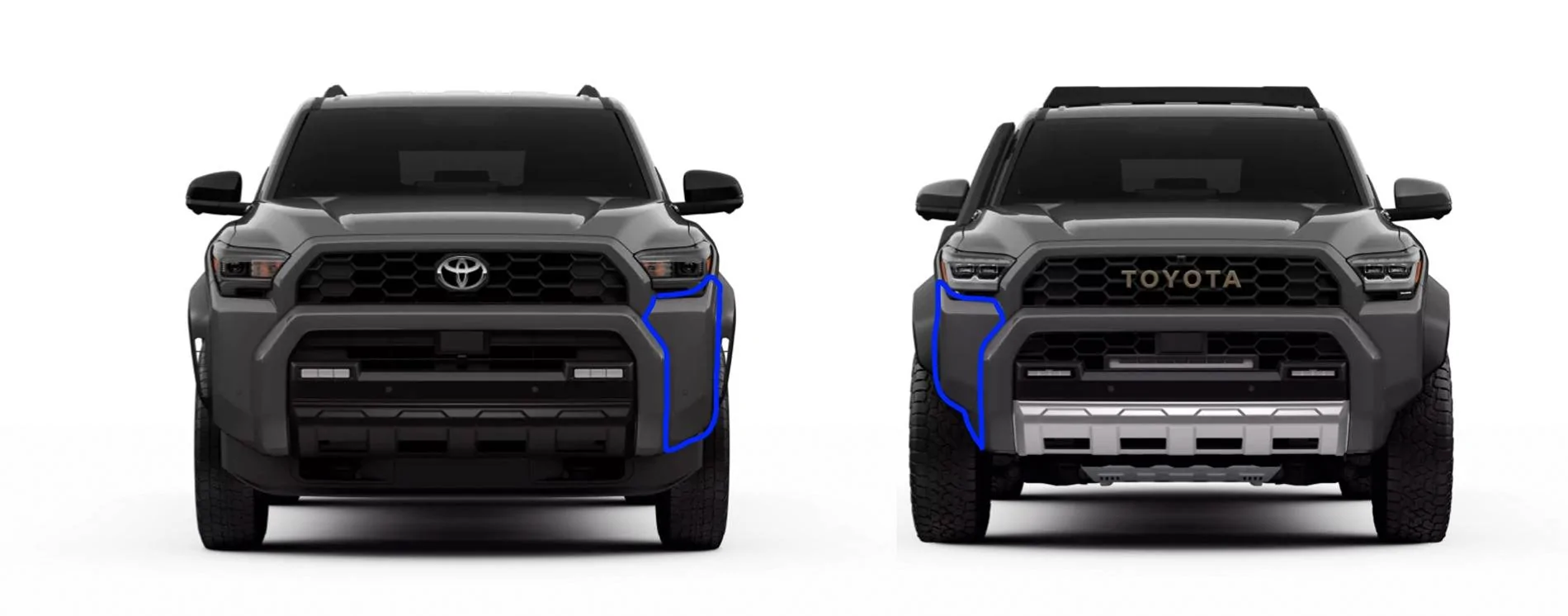 2025 Toyota 4runner Mods to go from a TRD OR or ORP to a TRD Pro look? Bumper-part