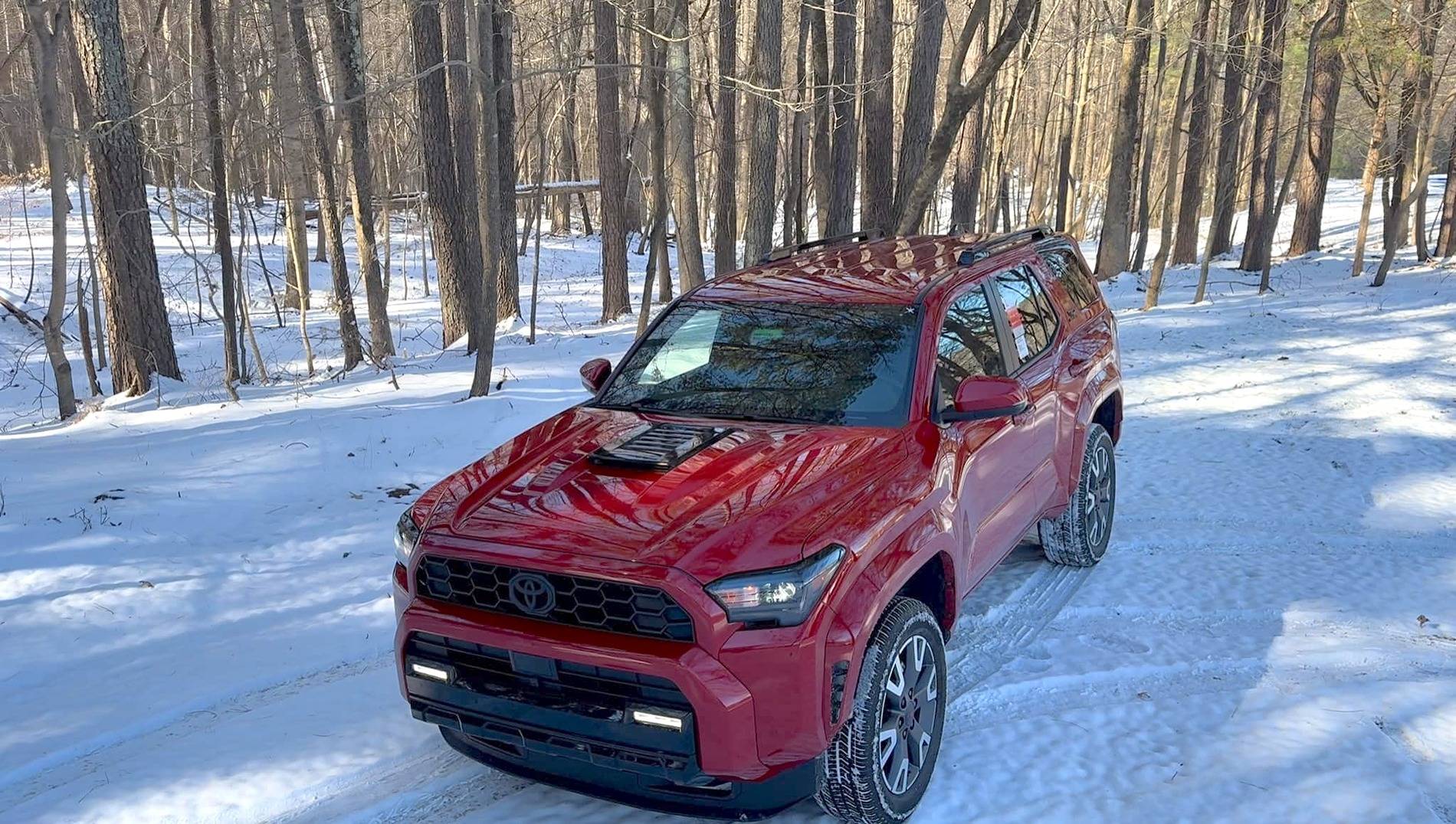 2025 4runner 6th gen SUPERSONIC RED Photos 4Runner 6th Gen (2025+) Supersonic Red TRD Sport 2025 4Runner 6th gen 2