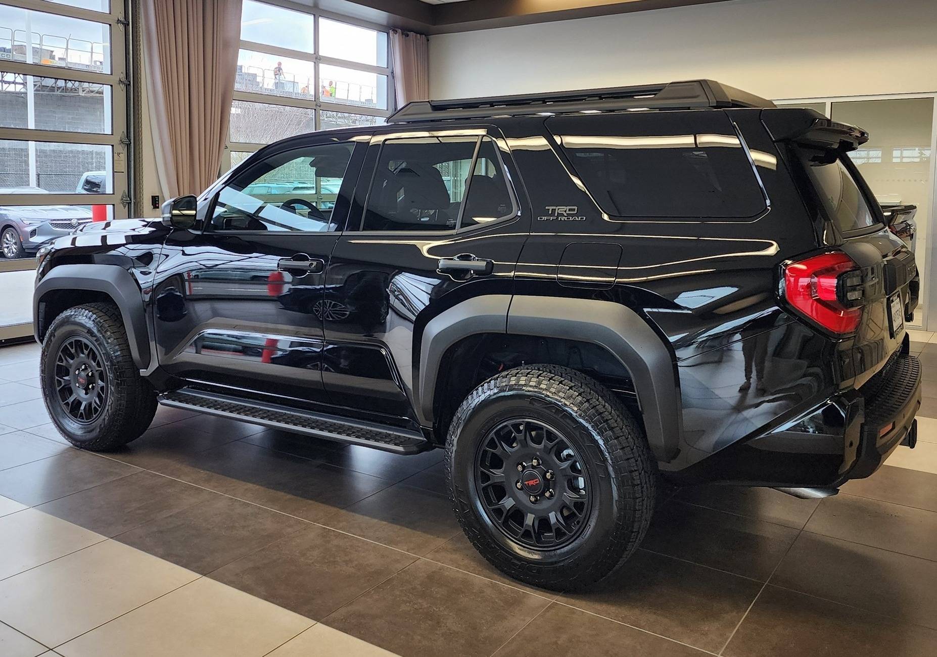 2025 Toyota 4runner ARB 3/4 Length Roof Rack (Trailhunter) + TRD 18" Wheels (Black) on TRD Off-Road TRDOR Trailhunter ARB 3:4 Length Roof Rack + TRD 18%22 Wheels (Black) on TRD Off-Road TRDOR 2