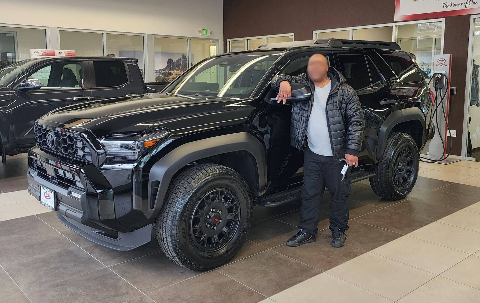 2025 Toyota 4runner ARB 3/4 Length Roof Rack (Trailhunter) + TRD 18" Wheels (Black) on TRD Off-Road TRDOR Trailhunter ARB 3:4 Length Roof Rack + TRD 18%22 Wheels (Black) on TRD Off-Road TRDOR 1