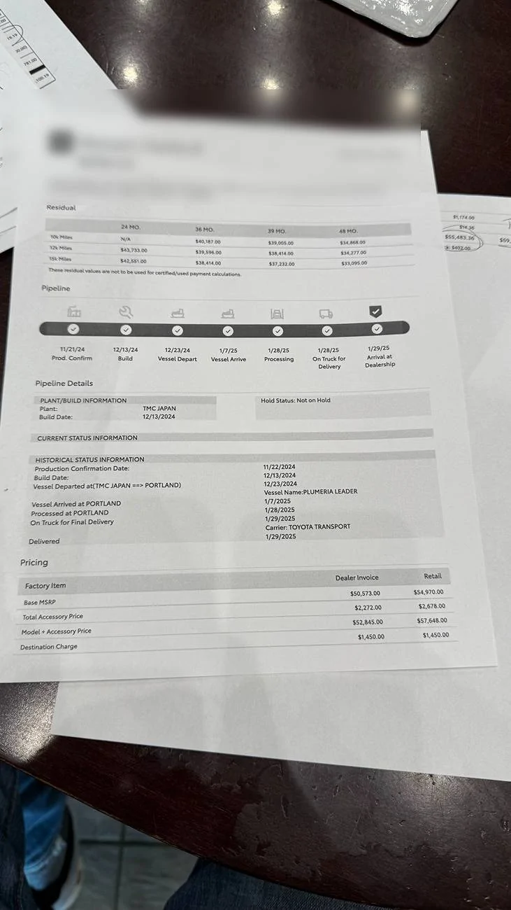 2025 4runner 6th gen MSRP Discount sighted, and it's laughable... PAGE_1_BLUR