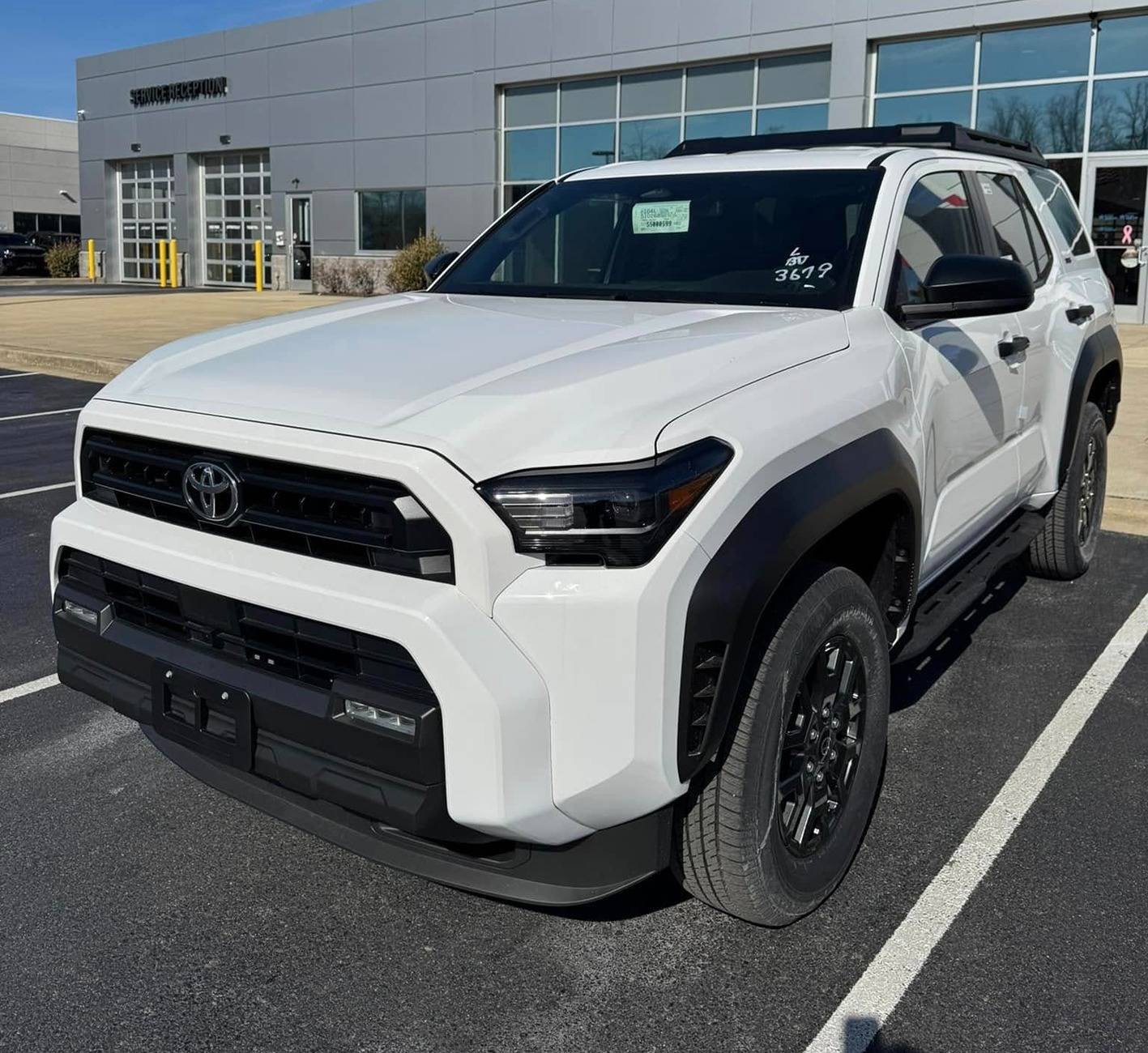 2025 Toyota 4runner ARB 3/4 Length Roof Rack (Trailhunter) + TRD 18" Wheels (Black) on TRD Off-Road TRDOR oem trailhunter arb 3:4 roof rack 2025 4runner sr5 ice cap 3