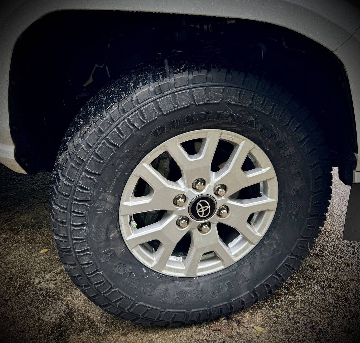 2025 4runner 6th gen Biggest largest tire for 2025 SR5 6th gen with no lift / no cutting / no rubbing? res-firestone-destination-x-t-on-sr5-wheels-2-jpe