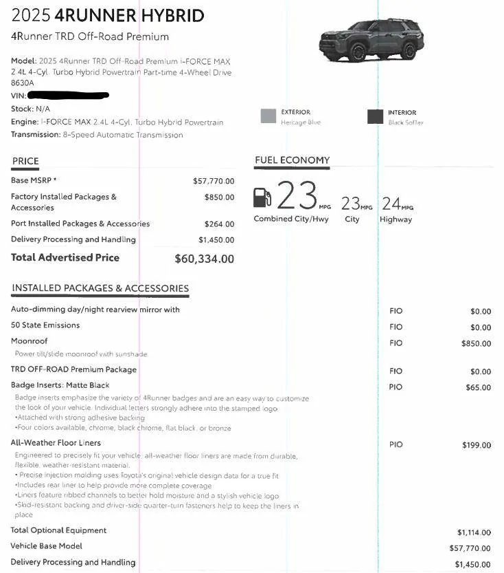 2025 4runner 6th gen Hybrid Off-Road Premium ORP arrived at port!! 1741042412115-5t