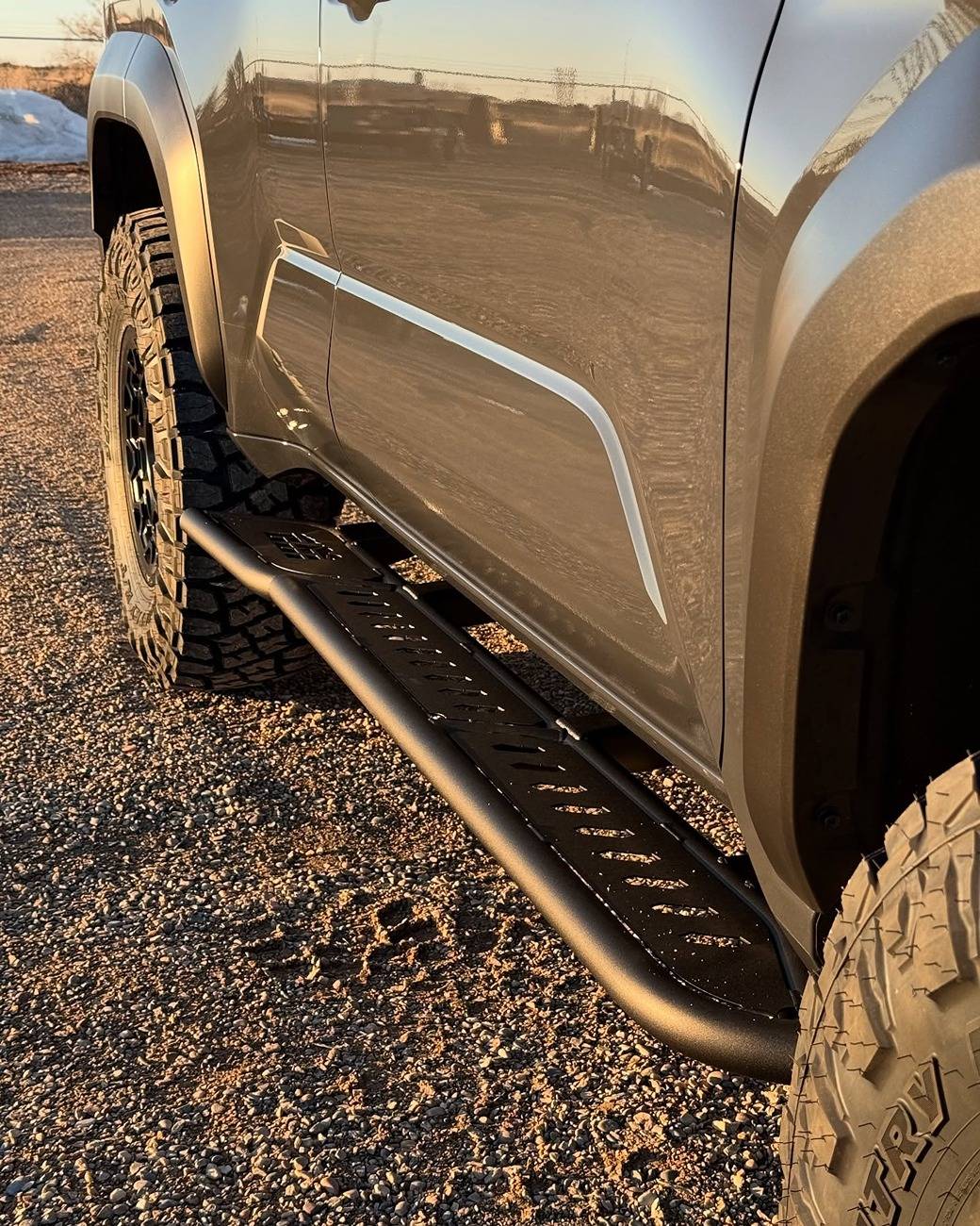2025 Toyota 4runner 6th Gen 4Runner Build: Peak Suspension Lift, CBI Skid Plates & Rock Sliders, Prinsu Roof Rack, Black Rhino Wheels, Toyo Open Country R/T 35's CBI rock sliders