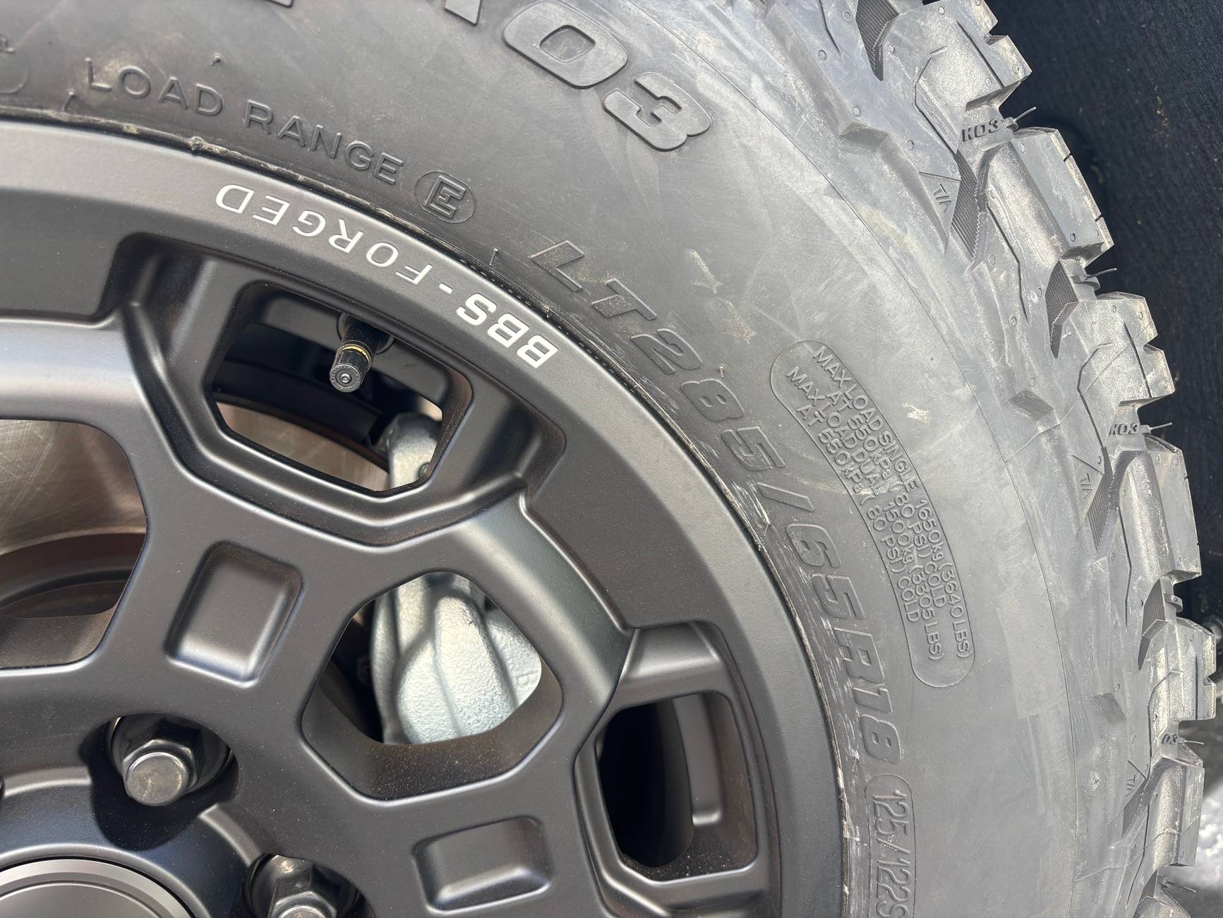 2025 4runner 6th gen Factory Sequoia/Tundra OEM BBS Forged wheels + KO3 tires installed on 2025 4Runner 6th gen IMG_4699