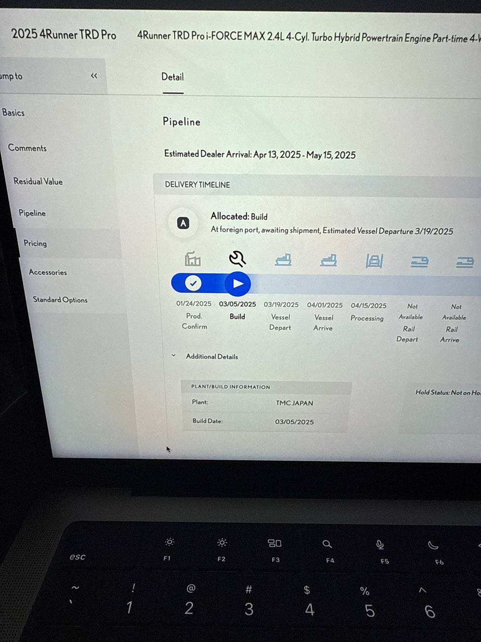 2025 4runner 6th gen TRD Pro confirmed built! image