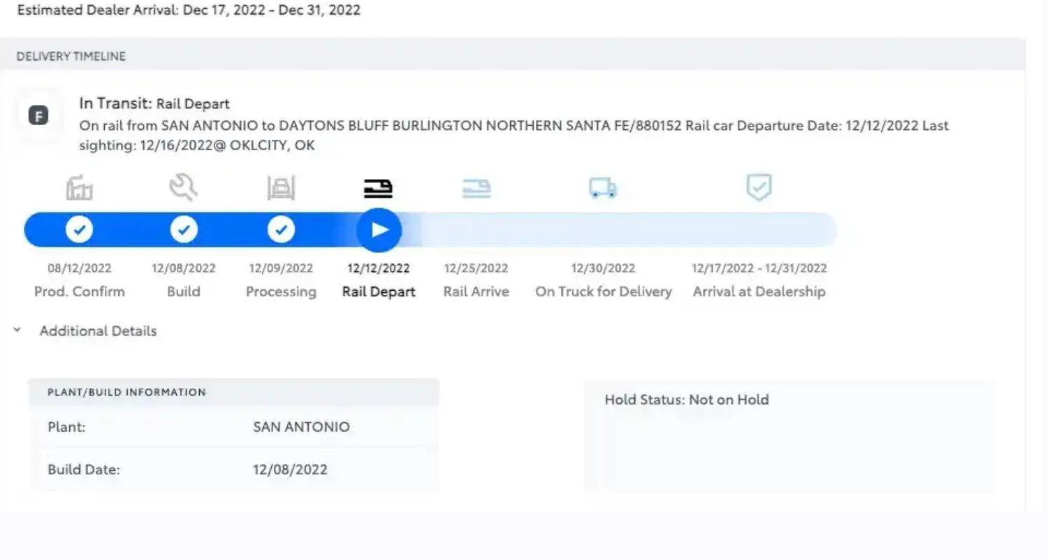 2025 4runner 6th gen TRD Pro confirmed built! 2023 Tundra Allocation Request Confirmation Change 2