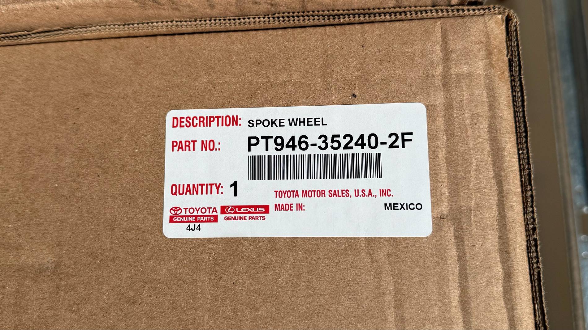 2025 4runner 6th gen Wheel Offset of 2025 TRD Pro 4Runner 6th gen factory 18" wheels? PT946-35240-2F