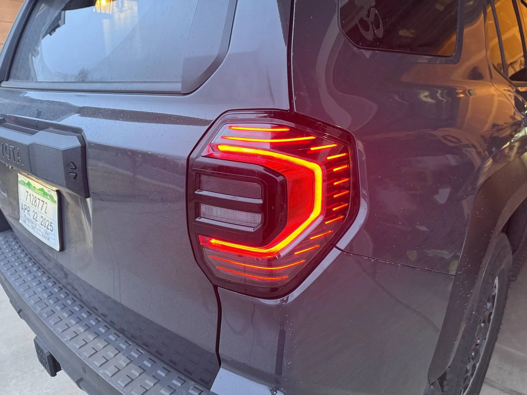 2025 4runner 6th gen OEM Premium / Upgraded / TRD Pro LED Taillights are plug-and-play upgrade install (clear outer lens version) IMG_7361
