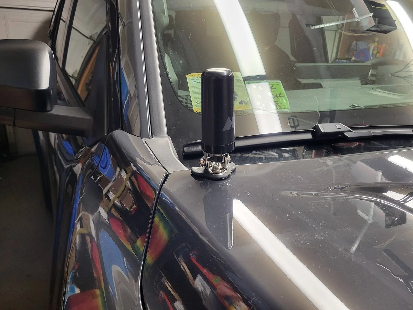 2025 4runner 6th gen My GMRS Radio mounting location 20250307_081448