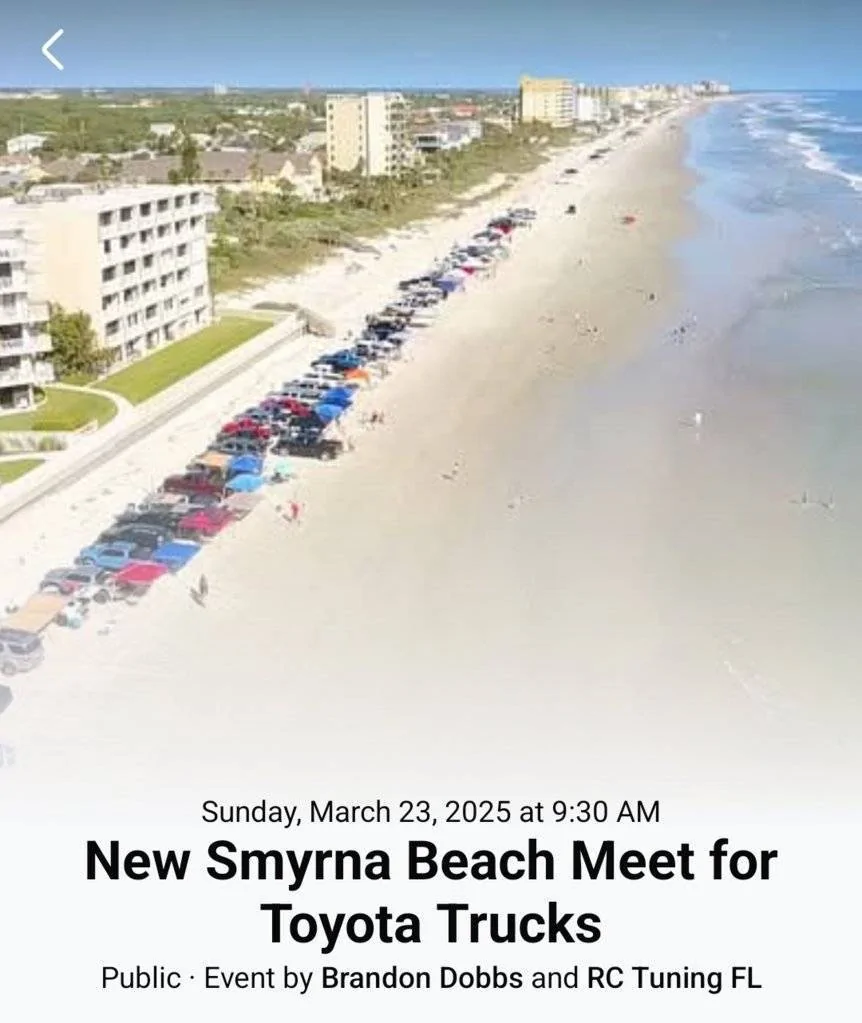 2025 4runner 6th gen New Smyrna Beach Meet for Toyota Trucks POSTPONED - New Date/Info to follow! Screenshot_20250207_062057_Facebook