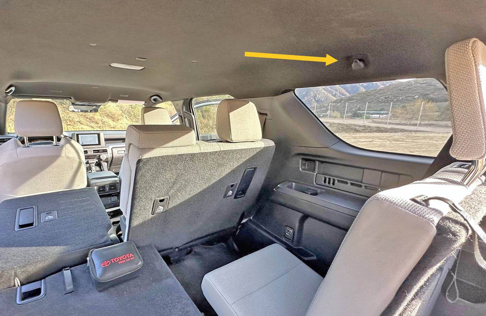 2025 4runner 6th gen Attic Ceiling Cargo Net install for 6th gen 2025+ 4Runner Attic net 2025 4runner 6th gen