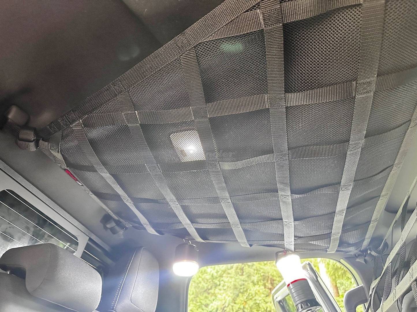 2025 4runner 6th gen Attic Ceiling Cargo Net install for 6th gen 2025+ 4Runner 2024-Newer-Toyota-Tacoma-Double-Cab-Ceiling-Attic-Net-2