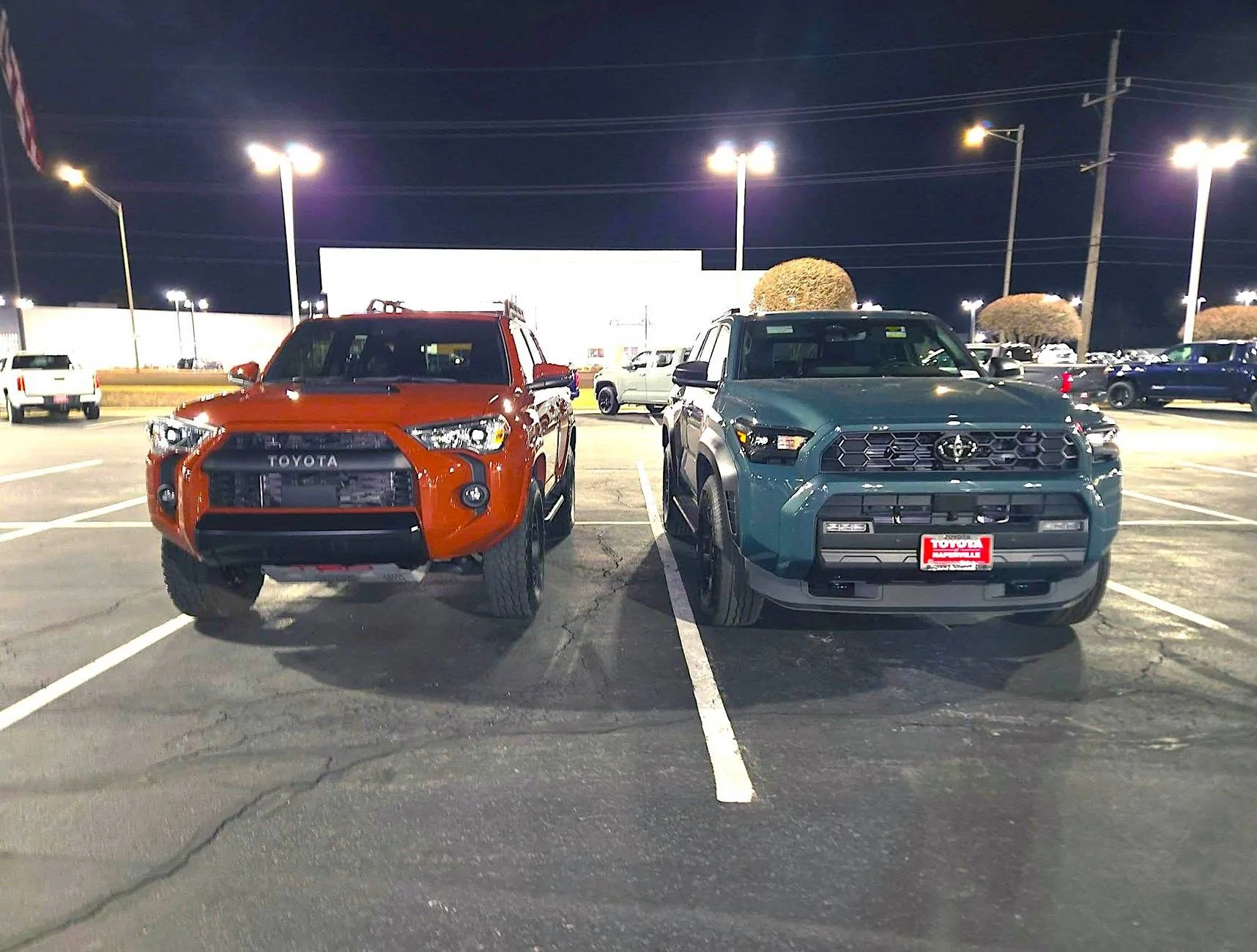 2025 4runner 6th gen 5th vs. 6th gen 4Runner side by side in dealer lot 5th vs. 6th gen 4Runner side by side in dealer lot 3