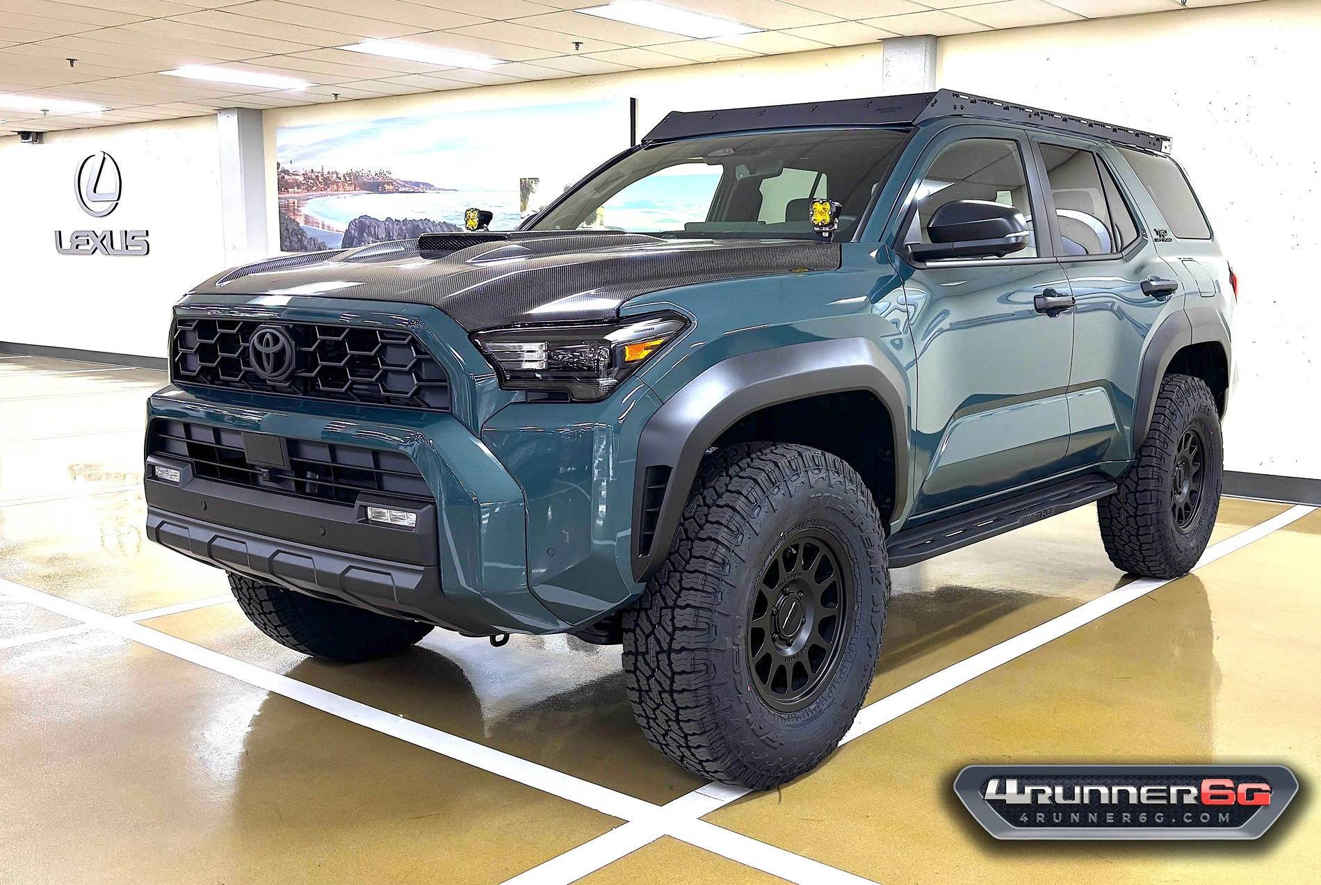 2025 4runner 6th gen Aftermarket Wheels, Bigger Tires, Lift Kits (Compilation) for 2025+ 4Runner 6th Gen -- Add Yours! -method-wheels-wildpeak-at3-roof-rack-carbon-f-