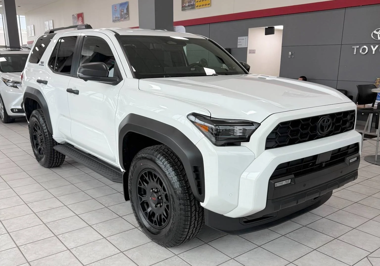 2025 4runner 6th gen 18" TRD Wheels upgrade on TRD Off-Road Premium (on Falken Wildpeak A/T3WA tires) - Photos  Ice Cap TRD Off-Road Premium ORP on the TRD 18%22 Wheels : Falken Wildpeak AT3WA 1